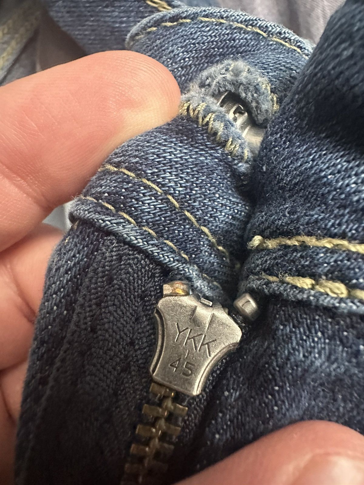 Burberry Burberry Brit Vintage Blue Big Logo Denim size S luxury Size US 30 / EU 46 - 10 Thumbnail
