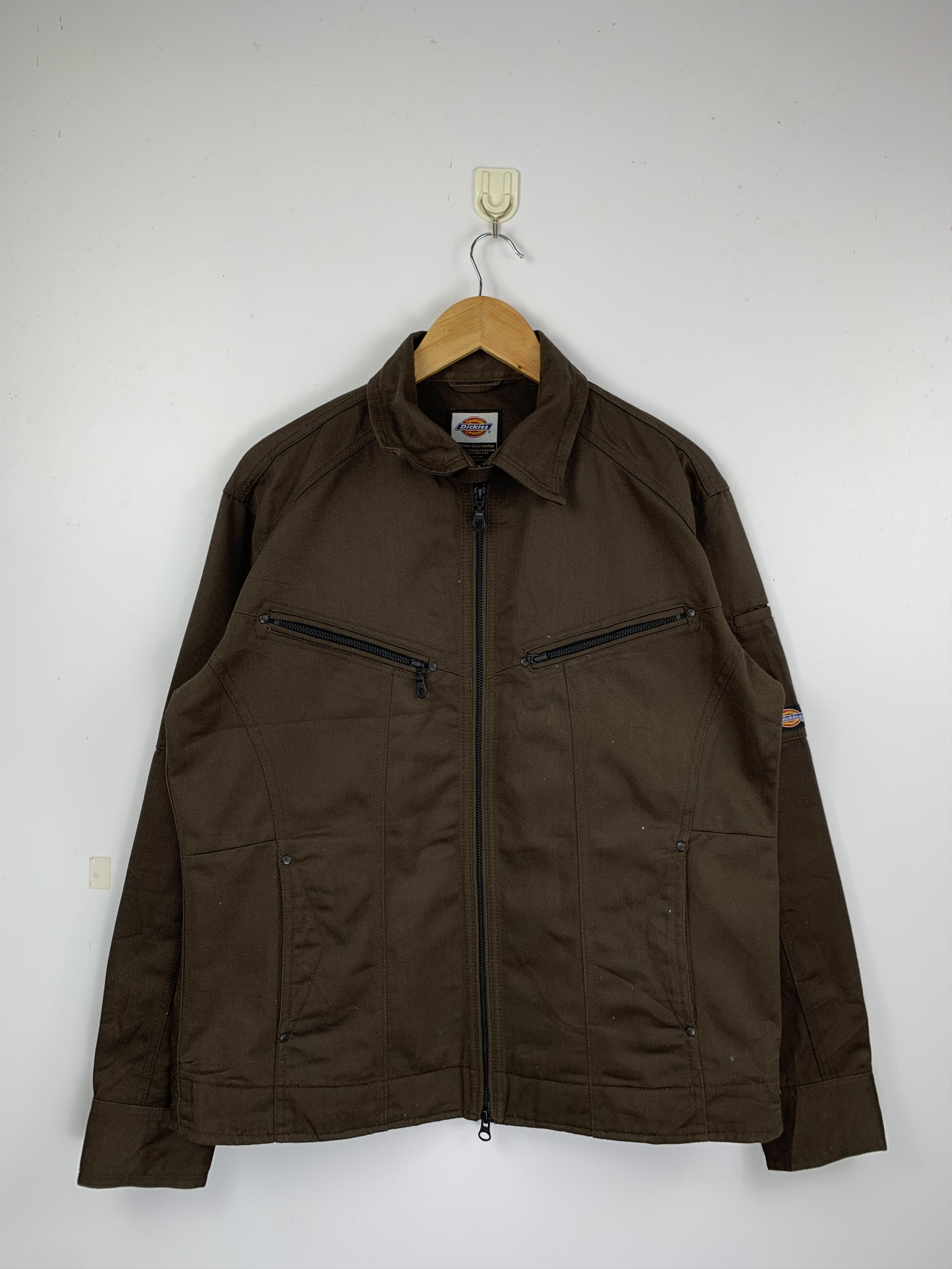 Dickies Vintage Dickies Tactical Pocket Workwear Denim Jacket J1596 Size US XL / EU 56 / 4 - 1 Thumbnail