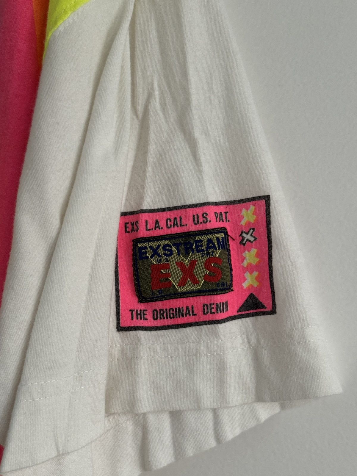Vintage *RARE* EXS VINTAGE 80s LA CALIFORNIA EXSTREAM SKATE DENIM Size US L / EU 52-54 / 3 - 5 Thumbnail