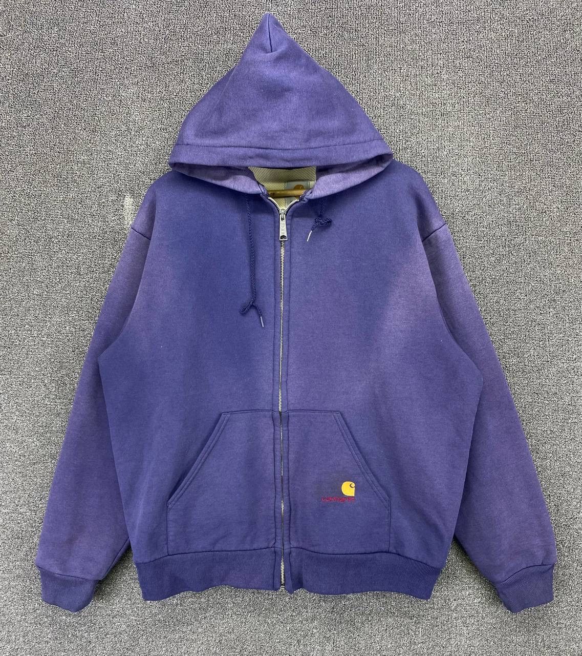 Carhartt Vintage Carhartt Hoodie Sweater Jacket Size US XL / EU 56 / 4 - 1 Thumbnail