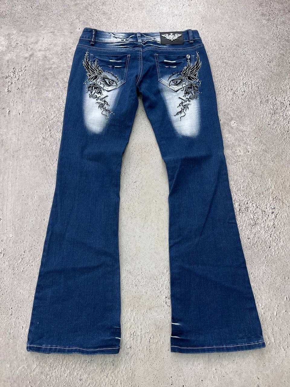 If Six Was Nine × Japanese Brand × Vintage Super Flared Jeans Vintage Japanese Jean distressed Size US 30 / EU 46 - 1 Thumbnail
