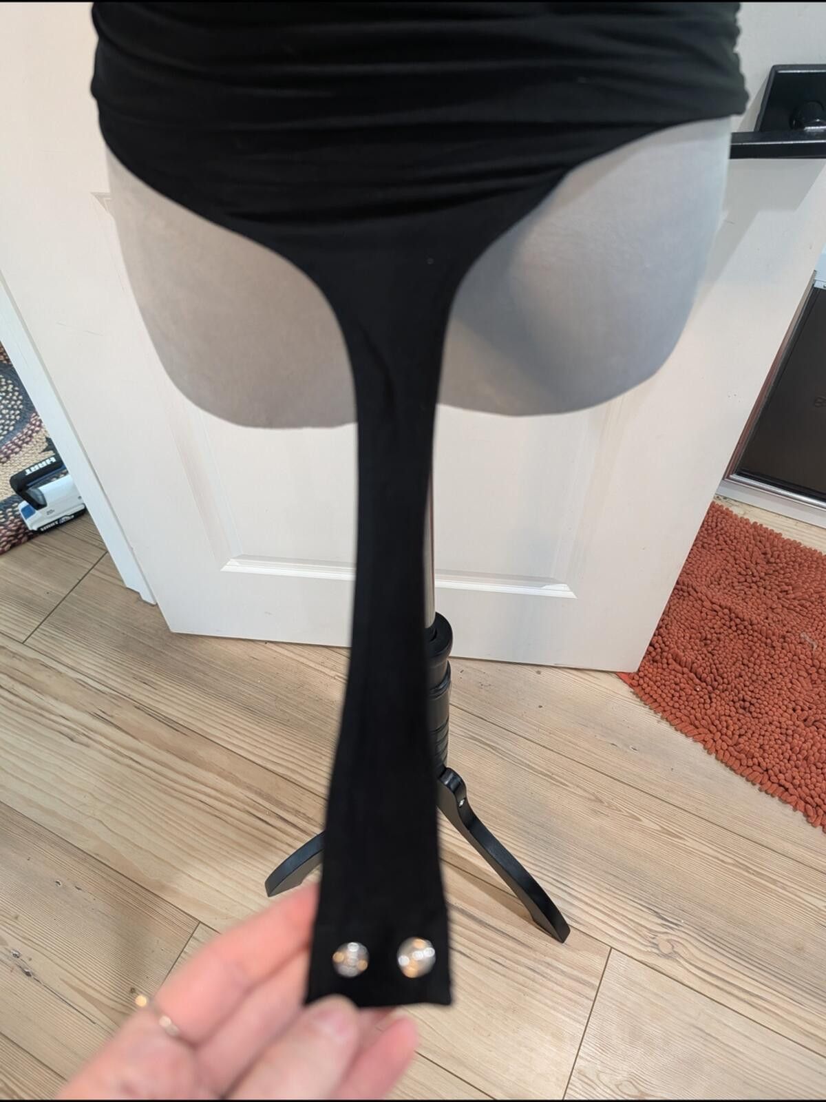 Other ReoRia Black One-Shoulder Twist-Ring Bodysuit Size M / US 6-8 / IT 42-44 - 8 Thumbnail