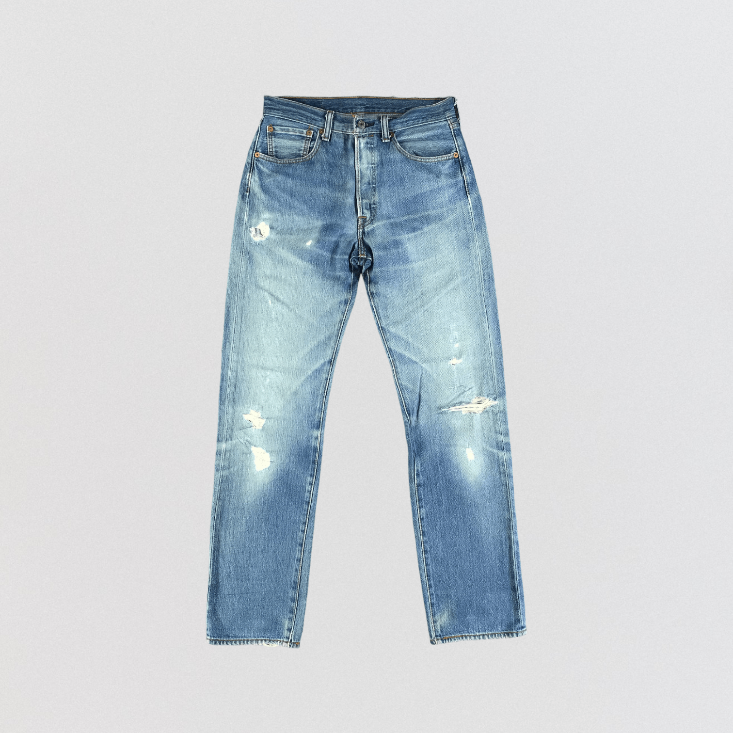 Levi's Vintage Blue Wash Levis 501 Jeans-JM3310 Size US 30 / EU 46 - 1 Thumbnail