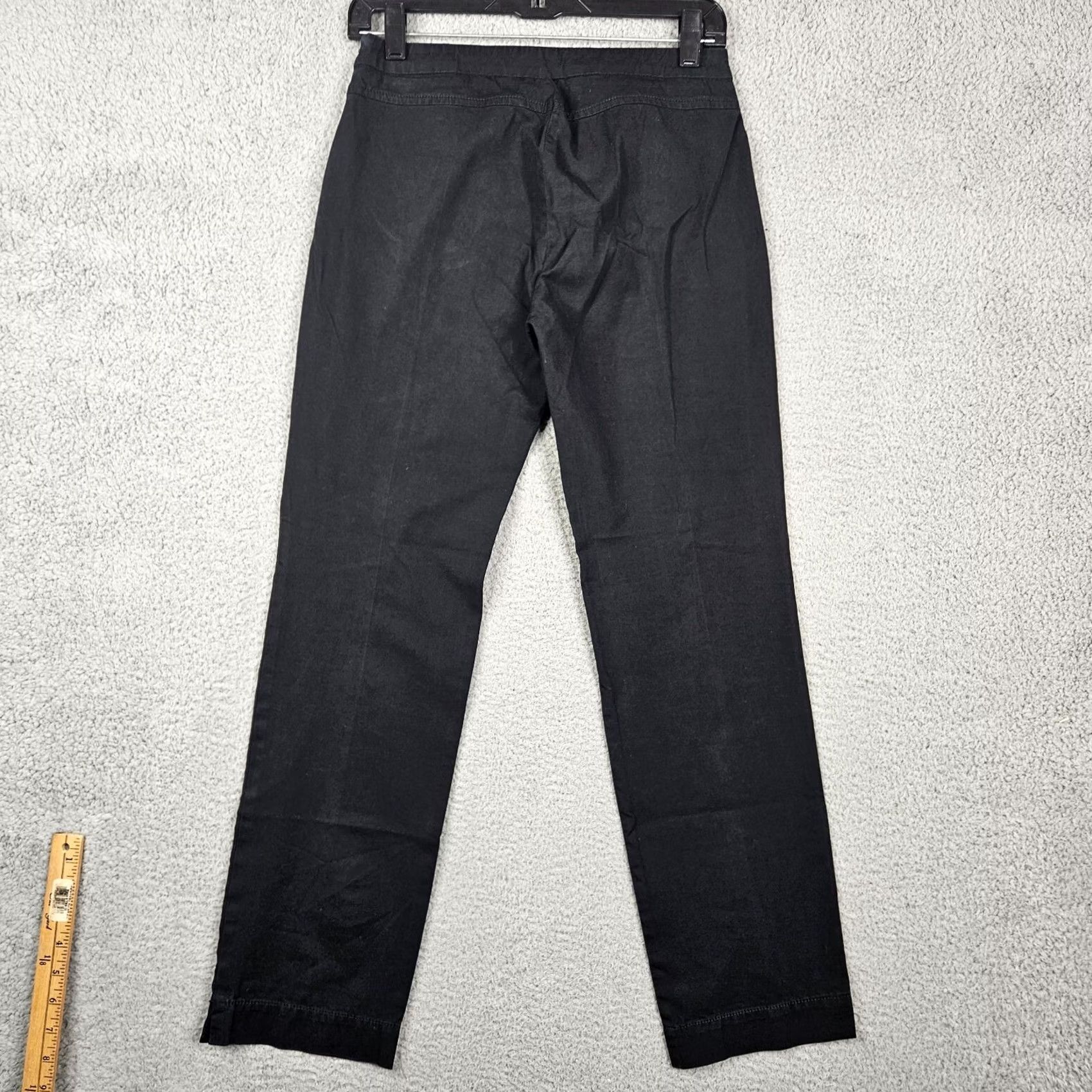 Max Mara VINTAGE Weekend Maxmara Womens Black Straight Leg Trousers Size 2 Size 26" / US 2 / IT 38 - 2 Thumbnail
