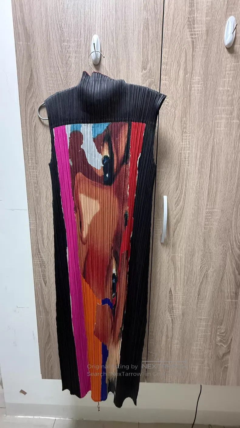 Issey Miyake Issey Miyake Color Block Dress Size L / US 10 / IT 46 - 3 Thumbnail