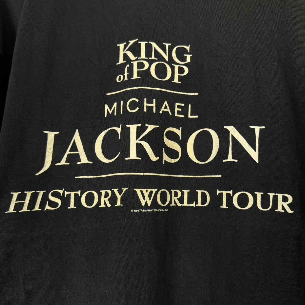Band Tees Vintage 1996 Michael Jackson History King Of Pop T Shirt Size US XL / EU 56 / 4 - 6 Thumbnail