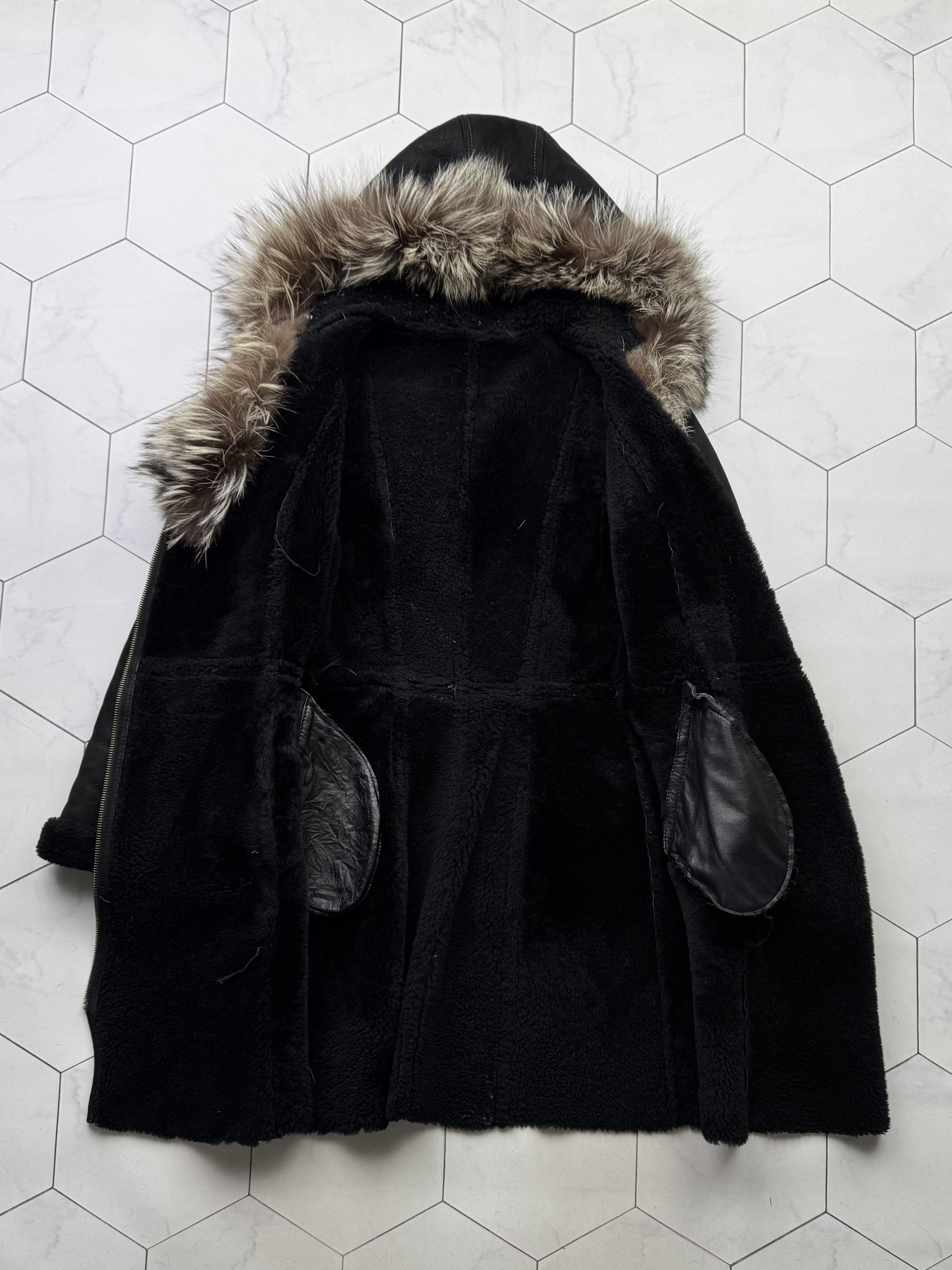 Japanese Brand Vintage Real Sheepskin Coat (B587)E2D15 Size M / US 6-8 / IT 42-44 - 6 Thumbnail