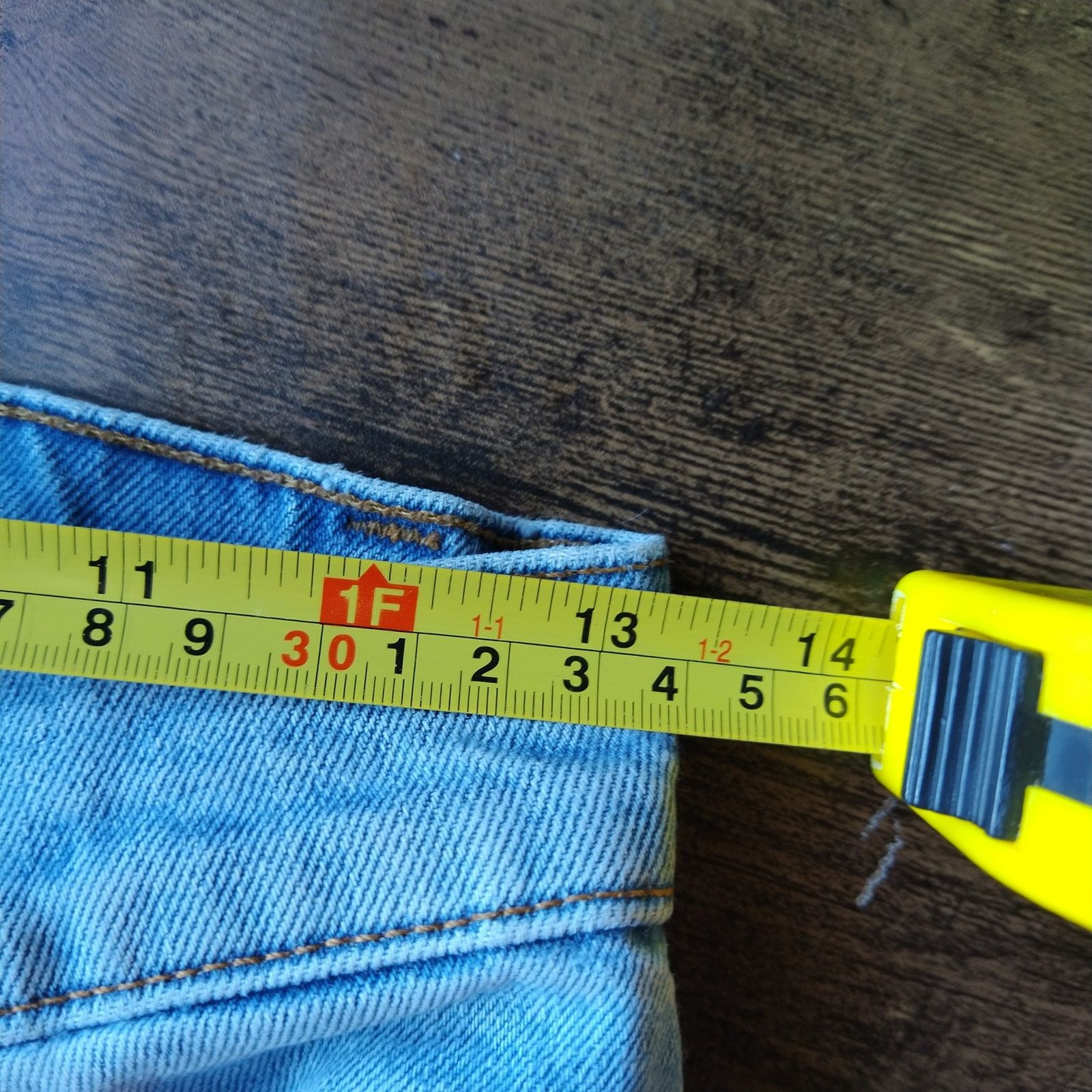 Other REVICE 27 HIGH WAISTED SKINNY STAR BLUE JEANS Star Pants Size 27" / US 4 / IT 40 - 6 Thumbnail