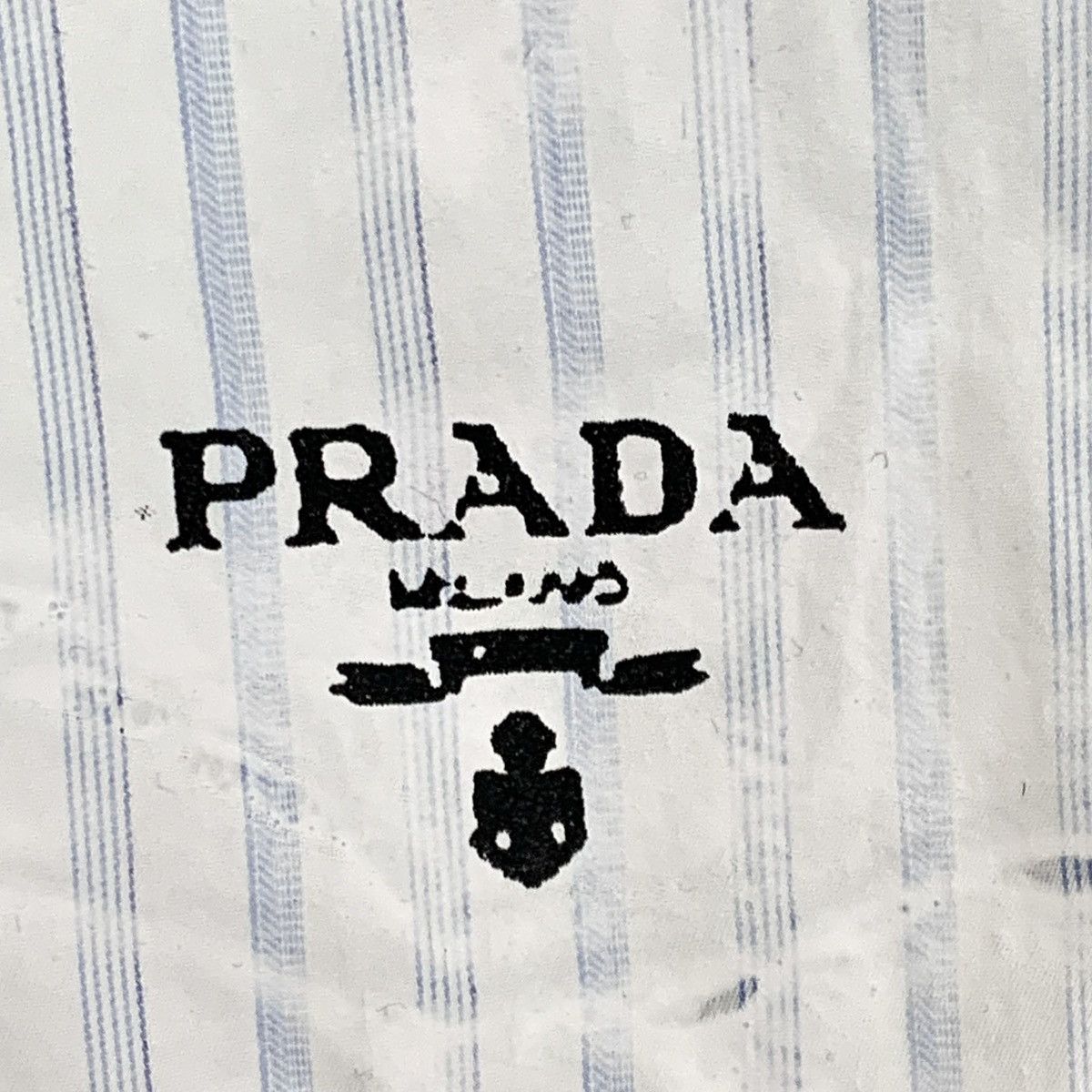 Prada Prada White Striped Logo Letter Printed Casual Shorts K26WX Size 25" / US 0 / IT 36 - 5 Thumbnail