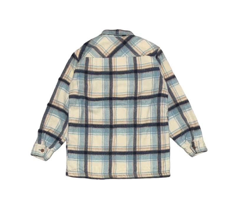 Japanese Brand Vintage Japanese Hallo Plaid Wool Flannel Shirt Jacket Size US L / EU 52-54 / 3 - 2 Thumbnail