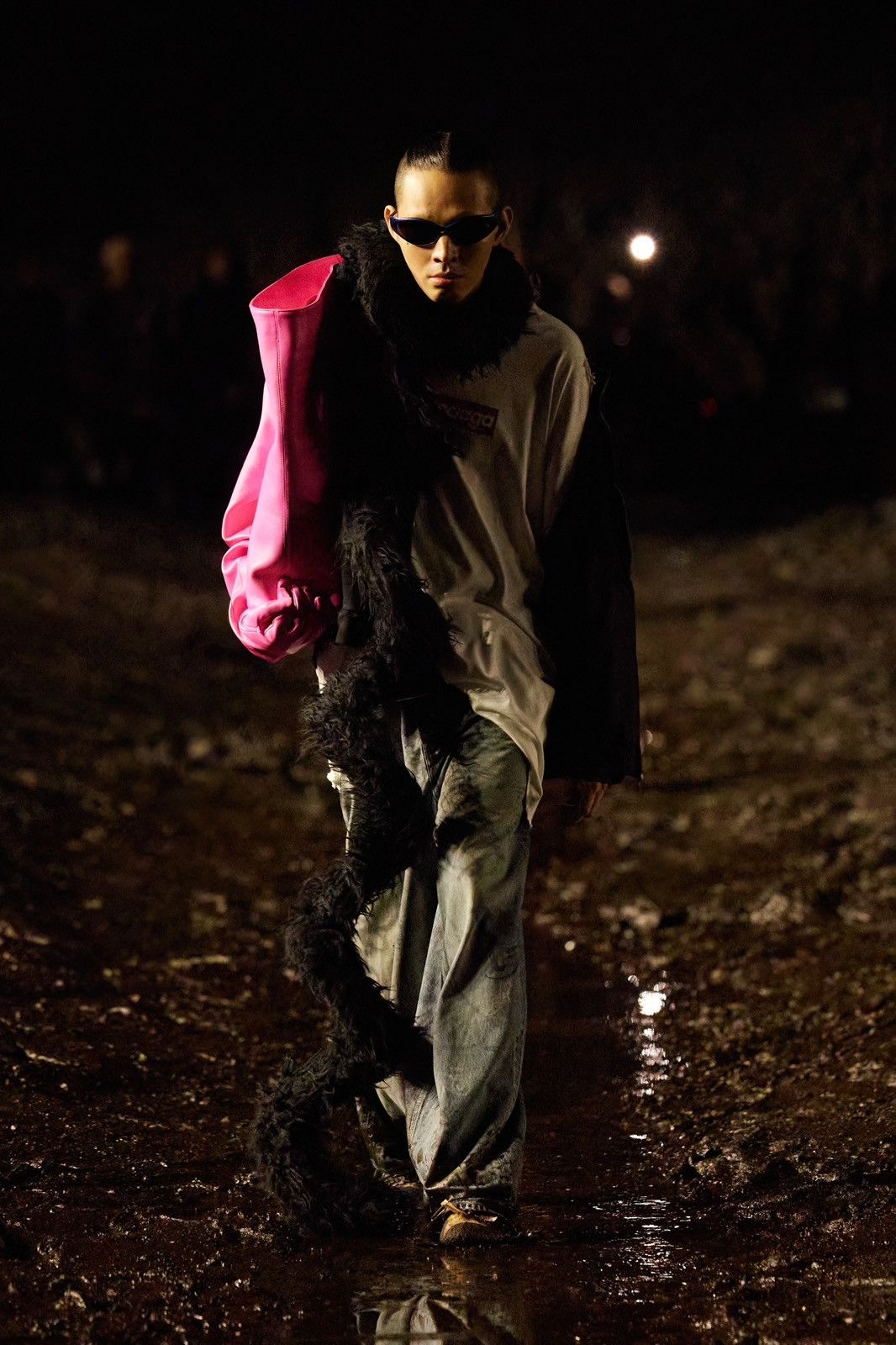 Balenciaga SS/23 Runway Mud Show Graffiti Denim (Left Hand) Size US 31 - 6 Thumbnail