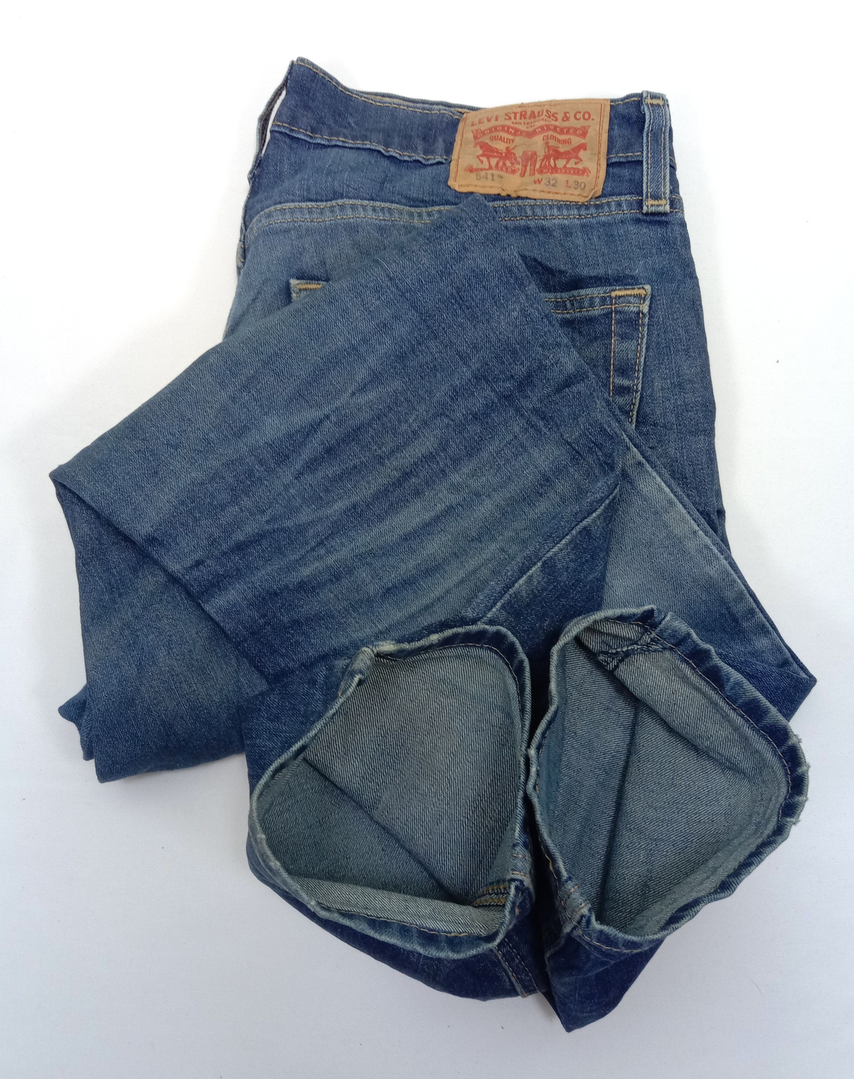 Levi's Vintage Levi's 541 Jeans Earth Tone Distressed Denim Size US 32 / EU 48 - 15 Thumbnail