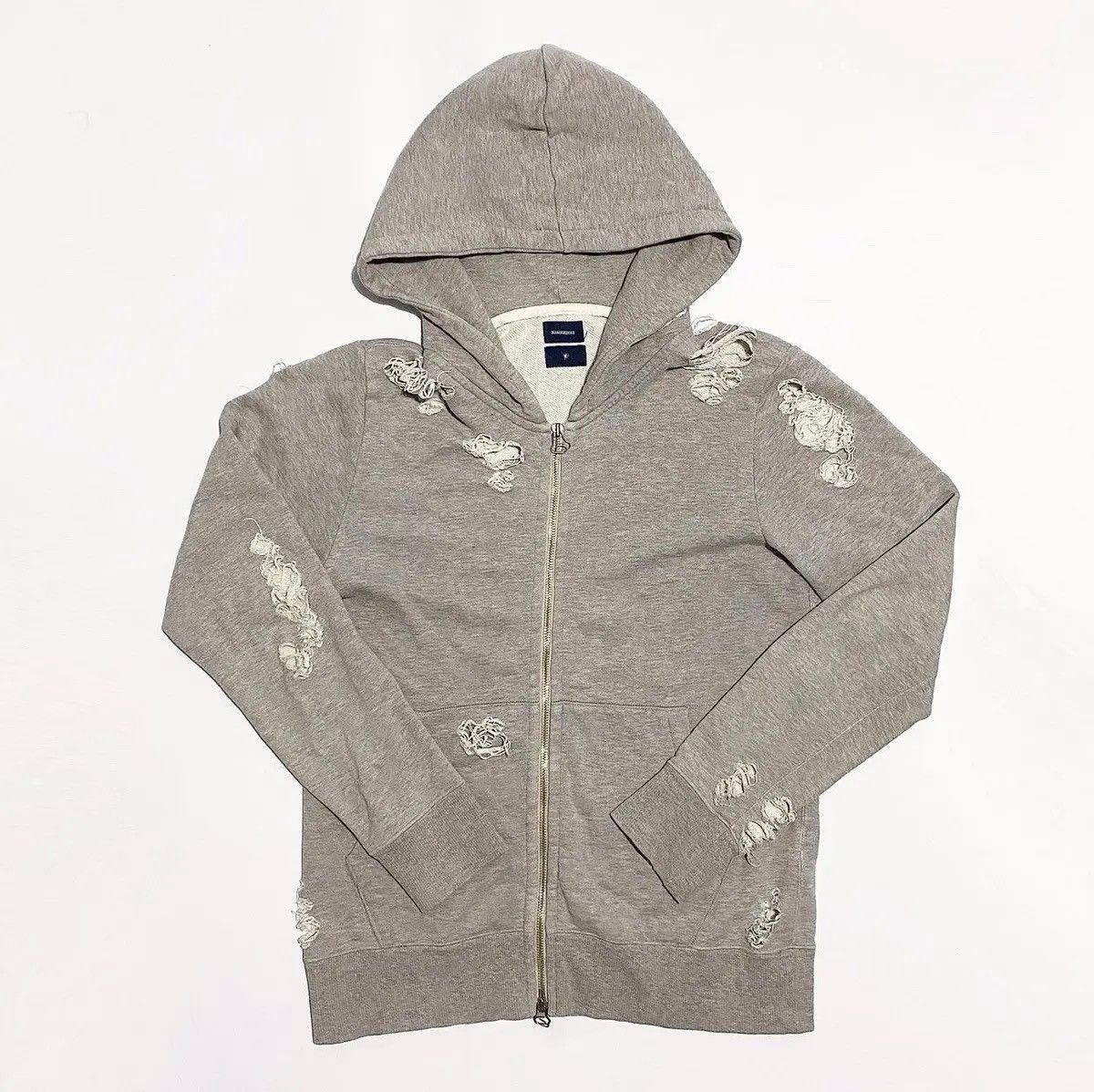 Miharayasuhiro oversized zip satin zip hoodie best sale