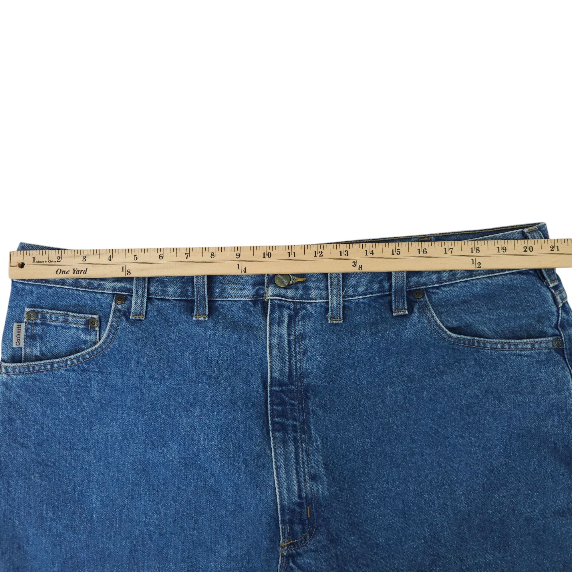 Carhartt Carhartt Relaxed Fit B160 STW Jeans Mens 44x32 Medium Wash Size US 44 / EU 60 - 3 Thumbnail