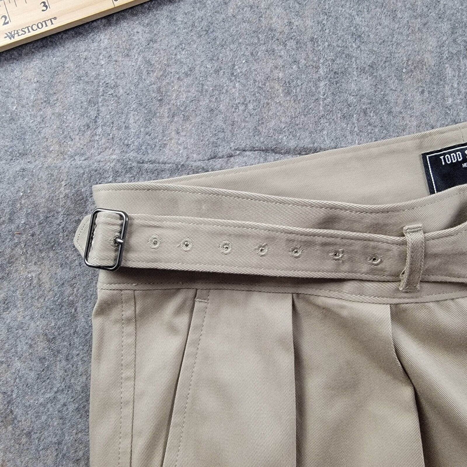 Todd Snyder Todd Snyder Mens Cotton Gurkha Trouser Pants Size US 34 / EU 50 - 11 Thumbnail
