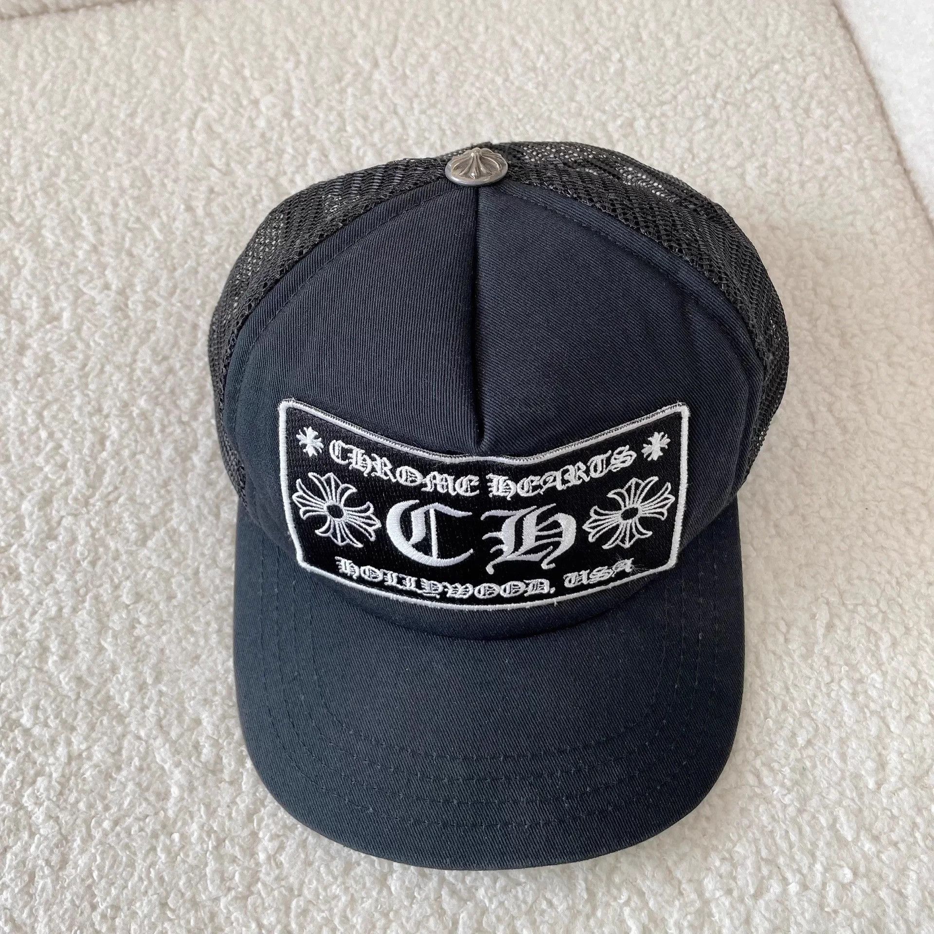 Chrome Hearts Chrome Hearts Black Embroidered Baseball Cap Size ONE SIZE - 3 Thumbnail