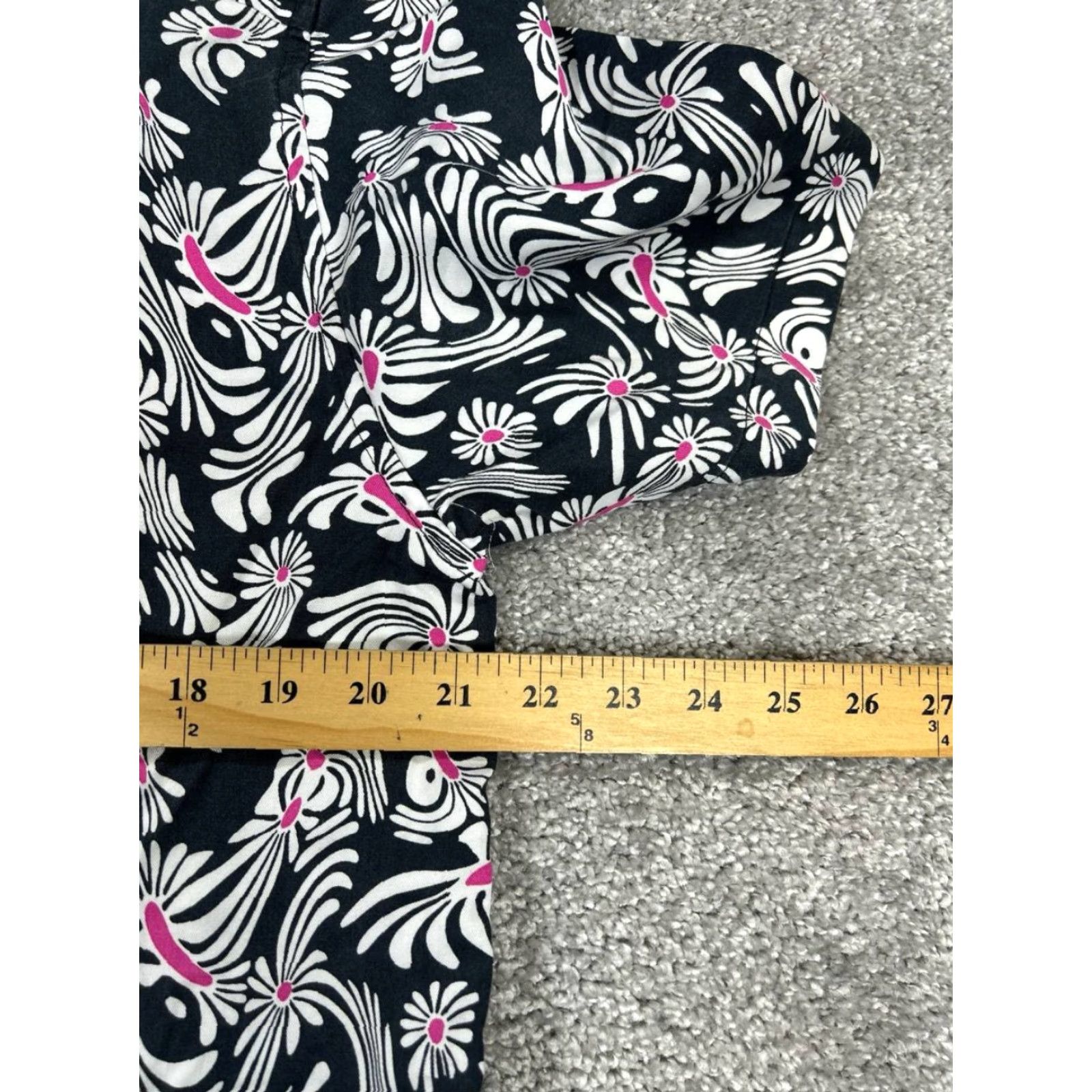 Bonobos Bonobos Shirt Mens Large Black White Pink Floral Button Up Size US L / EU 52-54 / 3 - 6 Thumbnail