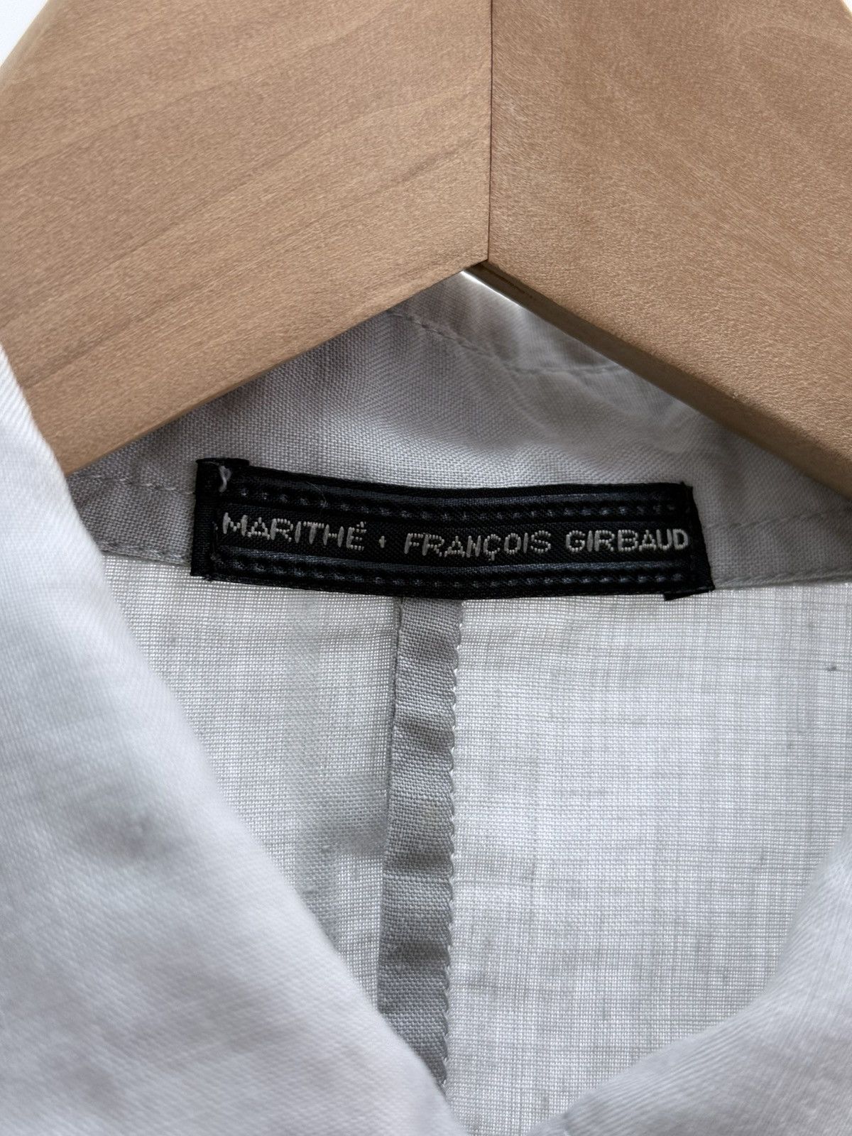 Marithe + Francois Girbaud Marithe + Francois Girbaud Gray Ramie Shirt Dress Size M / US 6-8 / IT 42-44 - 7 Thumbnail