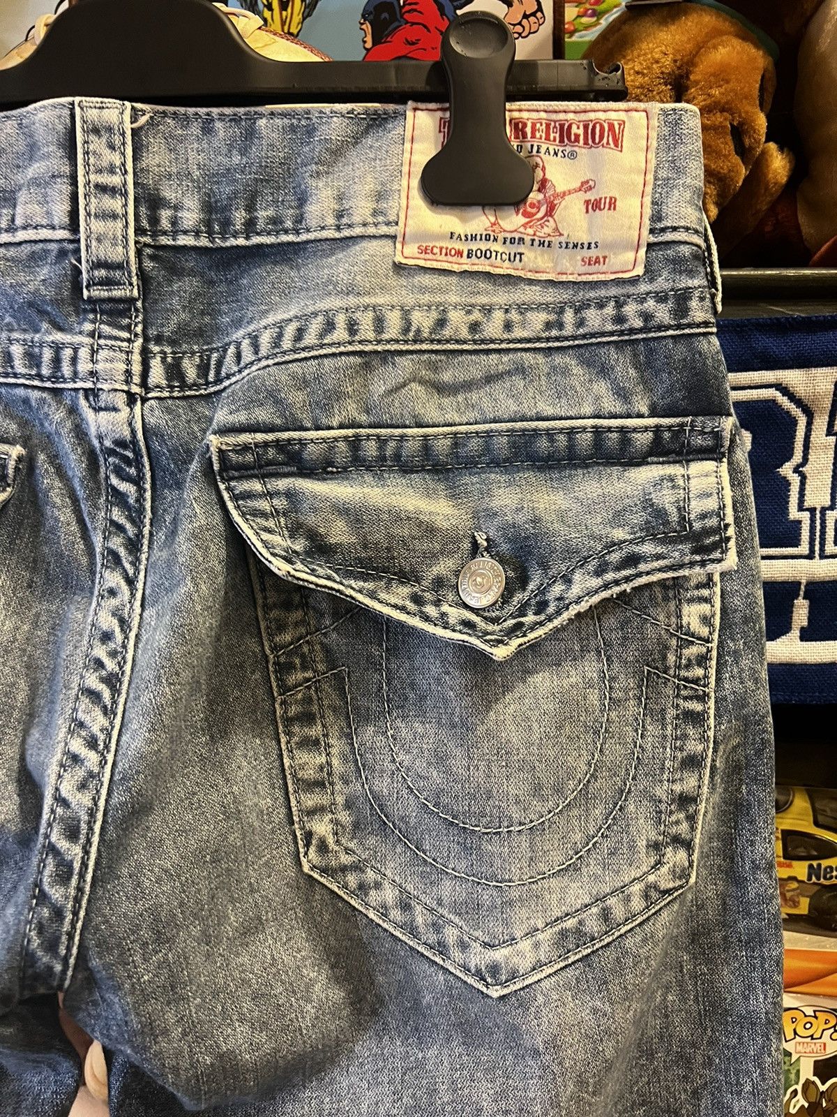 True Religion × Vintage Y2K Tue Religion Bootcut Jeans Size US 34 / EU 50 - 4 Thumbnail