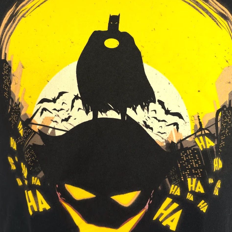 DC Comics Batman Animated Series T Shirt Mens Size Medium Black The Joker DC Comics Size US M / EU 48-50 / 2 - 3 Thumbnail