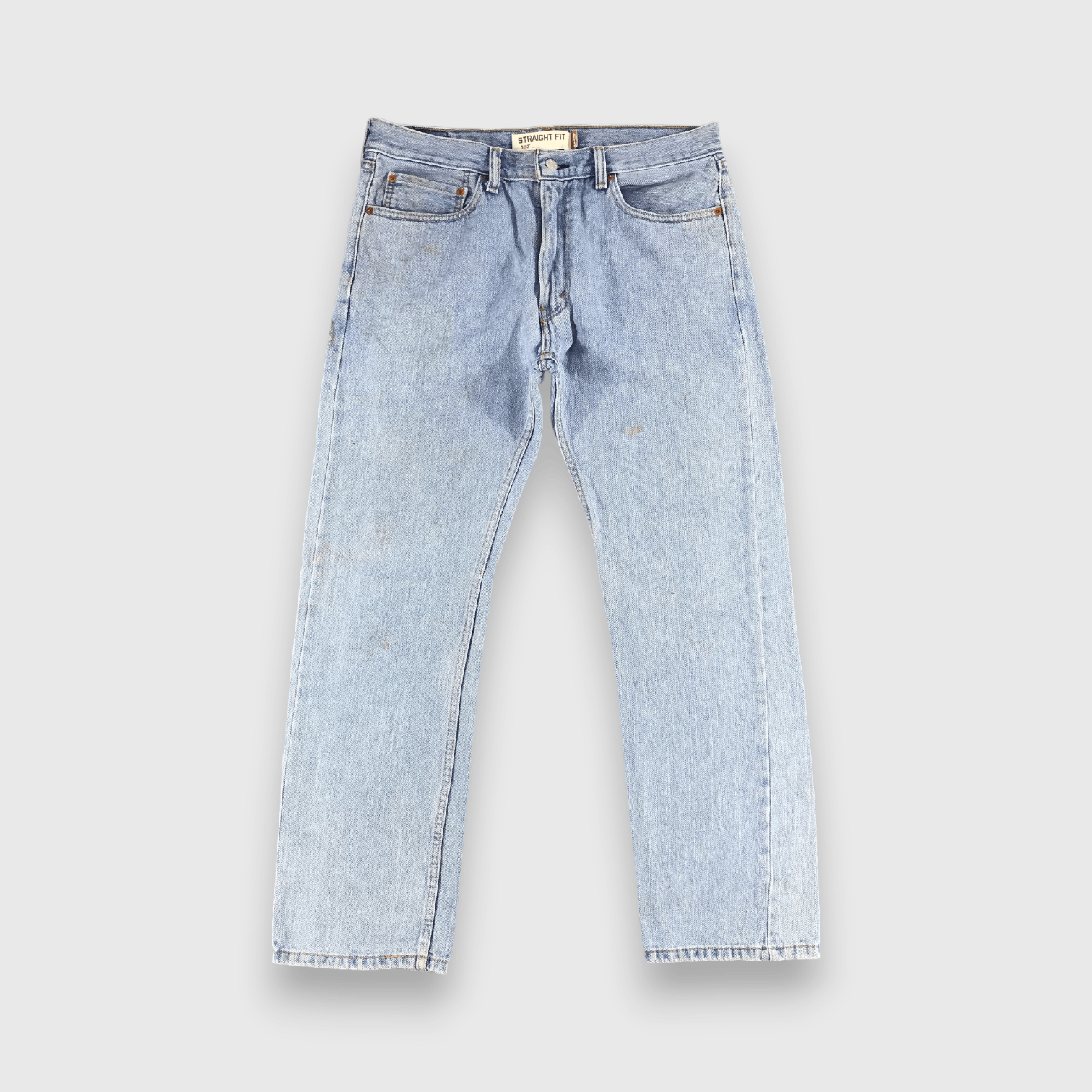 Levi's Vintage Light Wash Levis 505 Jeans-J1265 Size US 35 - 1 Thumbnail