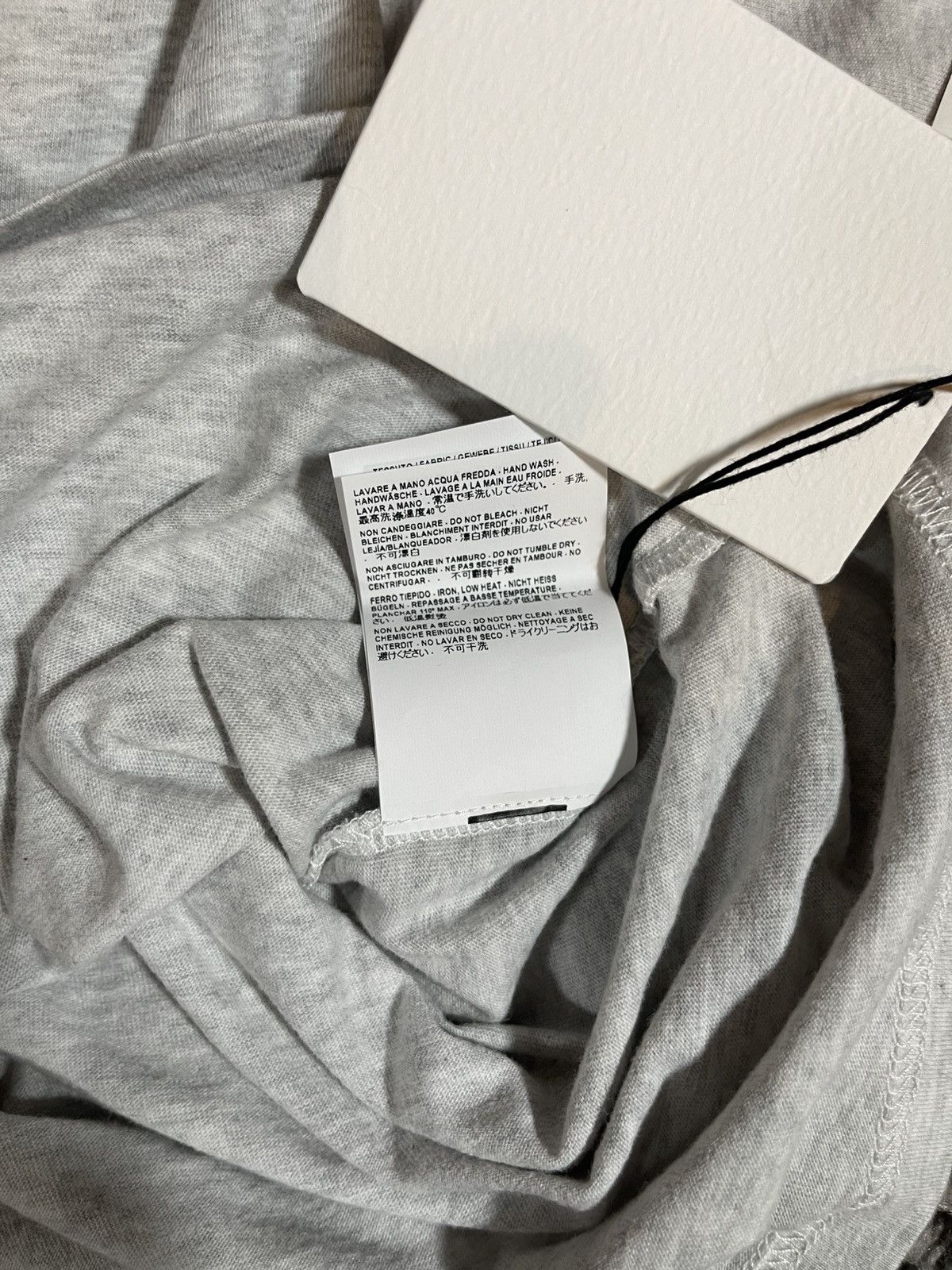 Balenciaga Balenciaga Embroidered Vintage Jersey T-Shirt Pale Heather Size M / US 6-8 / IT 42-44 - 12 Thumbnail