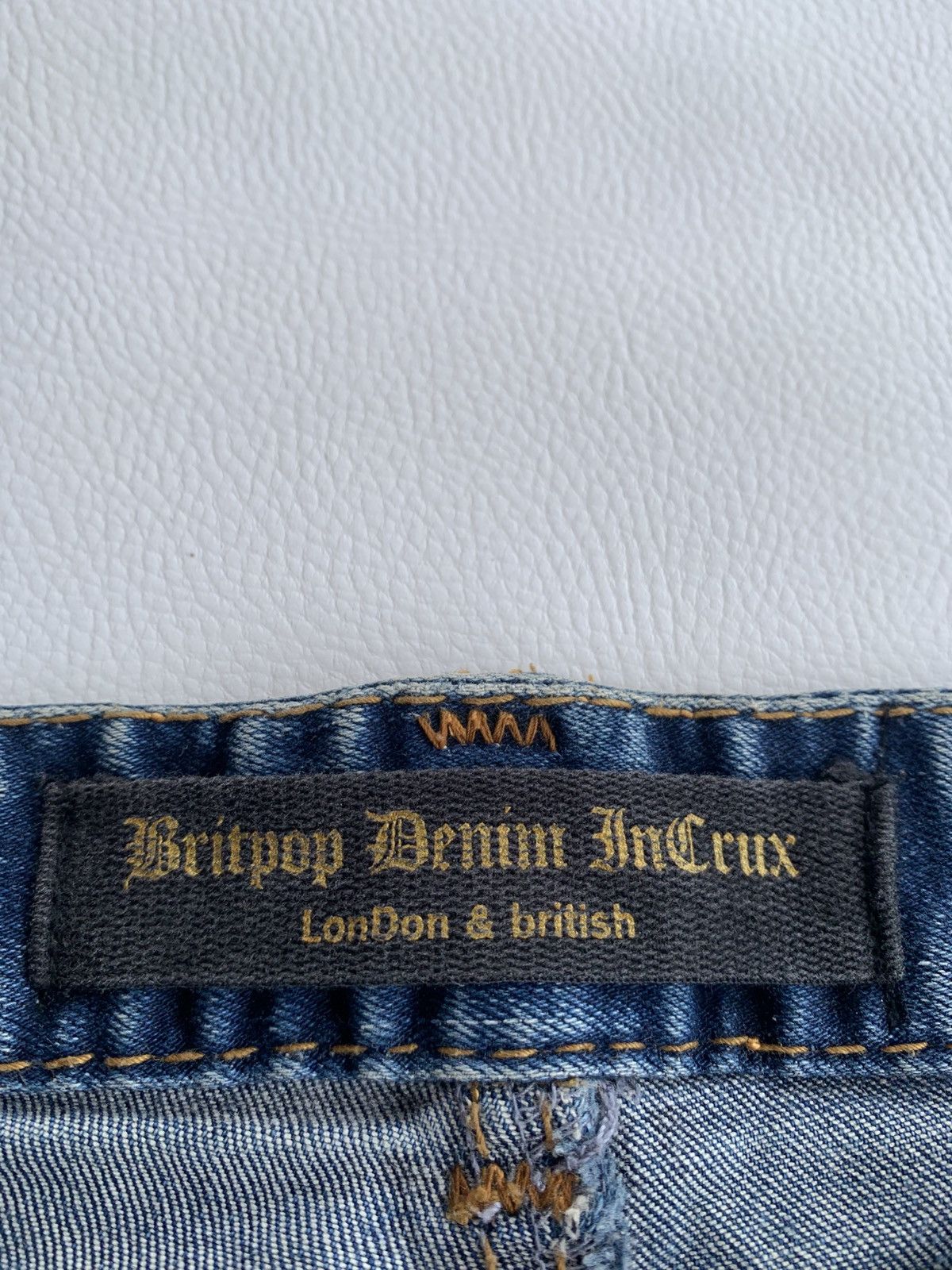 Japanese Brand Britpop Denim InCrux Japanese Basic Jeans Size US 33 - 6 Thumbnail