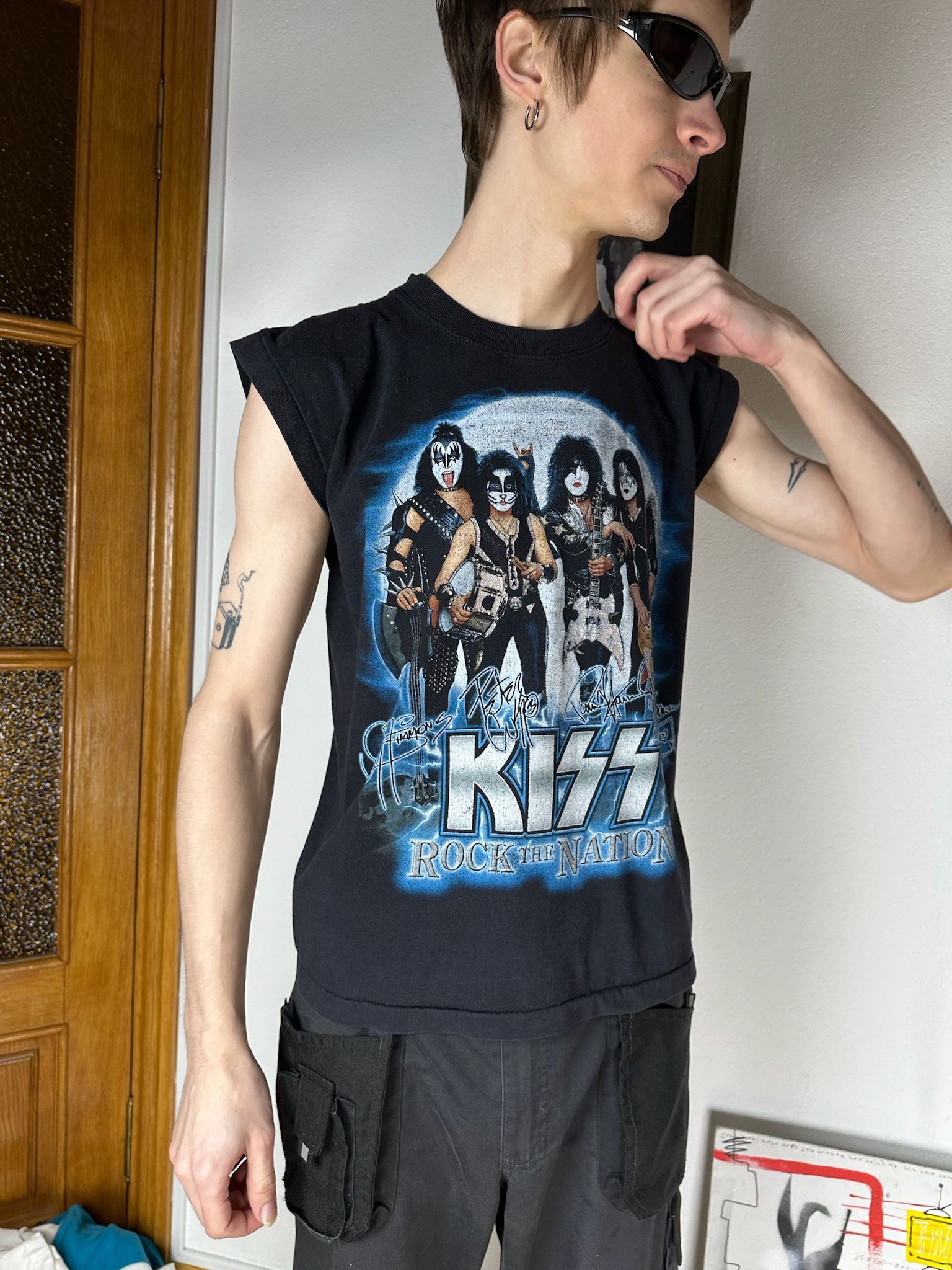 Band Tees Kiss Vintage 90s Rock Band Tank Top Shirt Size US S / EU 44-46 / 1 - 5 Thumbnail
