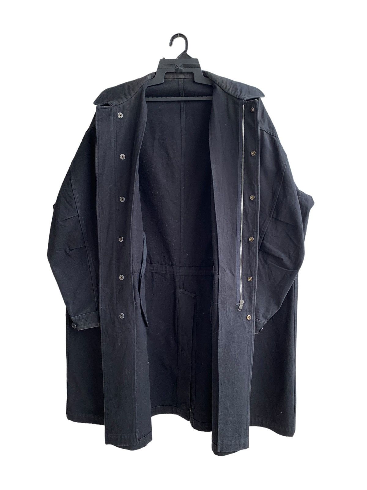 Yohji Yamamoto 🔥Rare Vintage Ys Yohji Yamamoto Long Coat Cotton Black Man Size US M / EU 48-50 / 2 - 1 Thumbnail