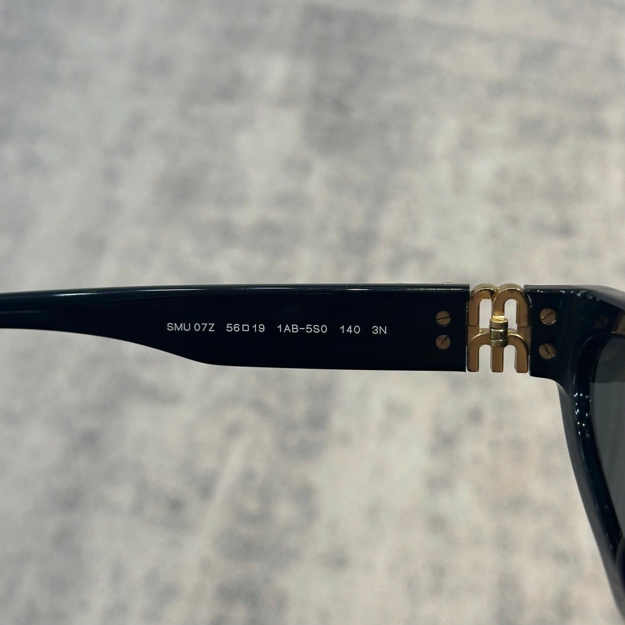 Miu Miu MIU MIU 0MU 07ZS 1AB5S0 Size ONE SIZE - 4 Thumbnail