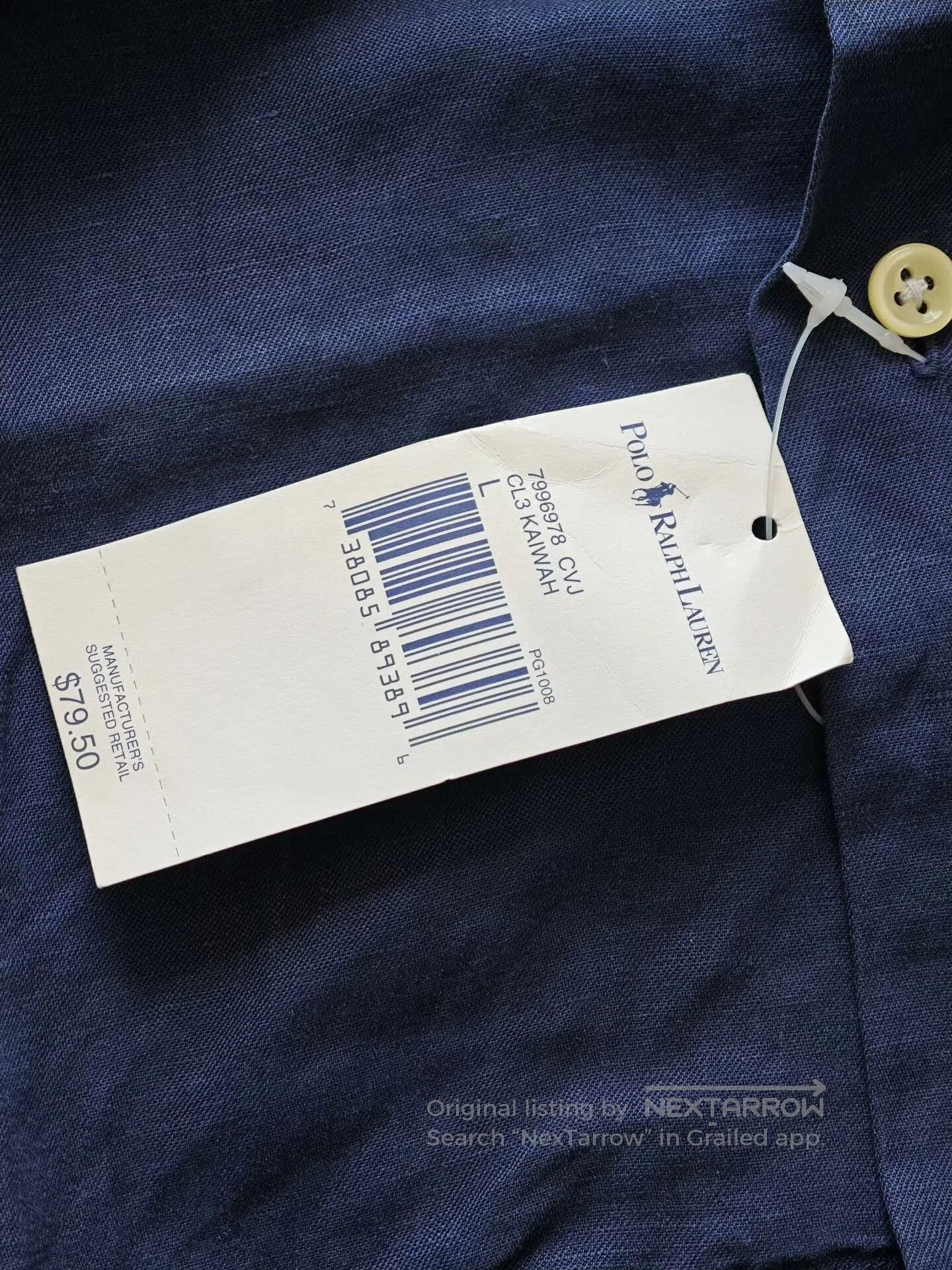 Polo Ralph Lauren 90s Vintage Polo RL Cuban Collar Shirt. Size US L / EU 52-54 / 3 - 3 Thumbnail
