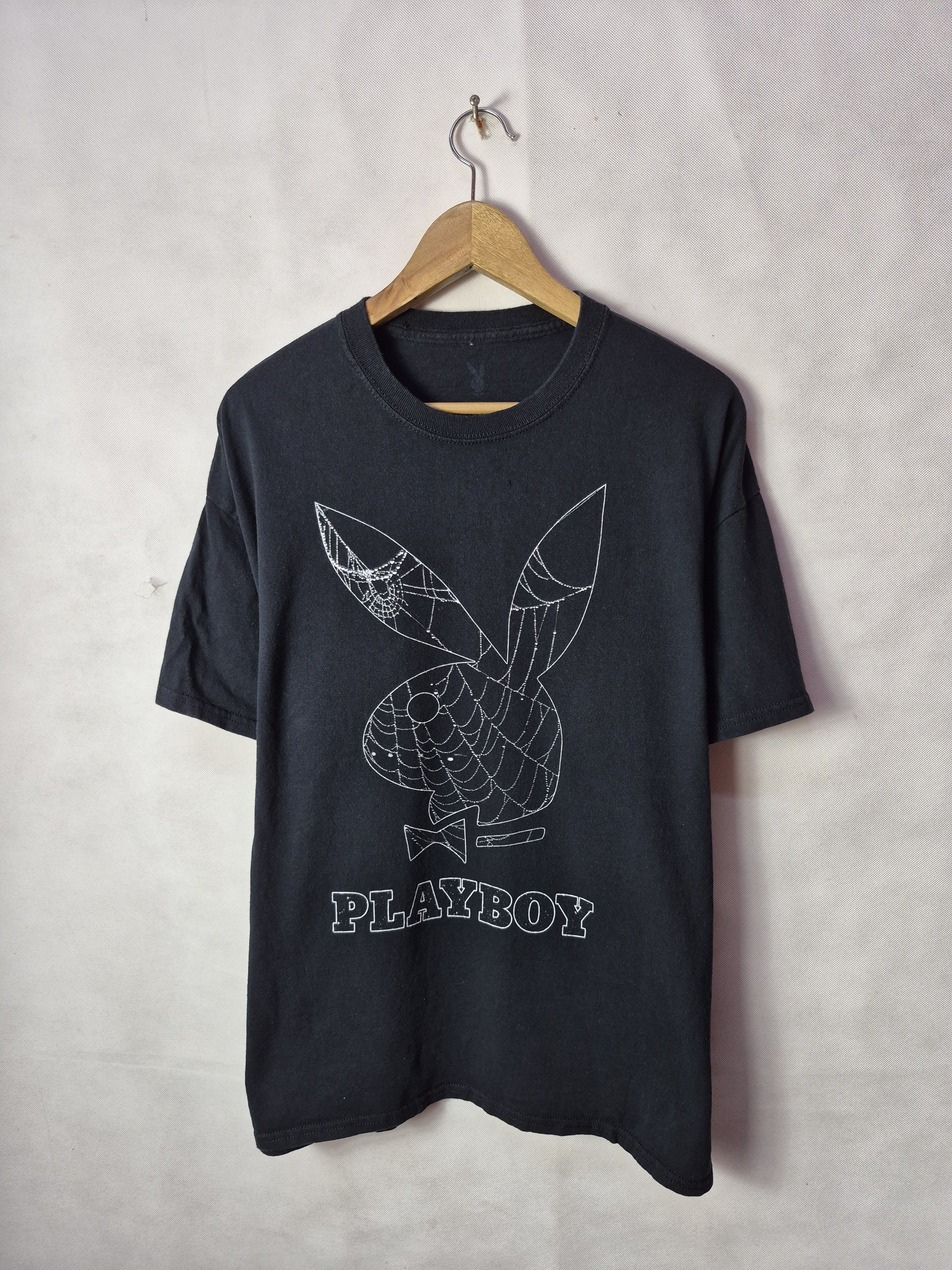 Playboy 🔥 Playboy Big Logo Bunny Tee Size US XL / EU 56 / 4 - 2 Thumbnail