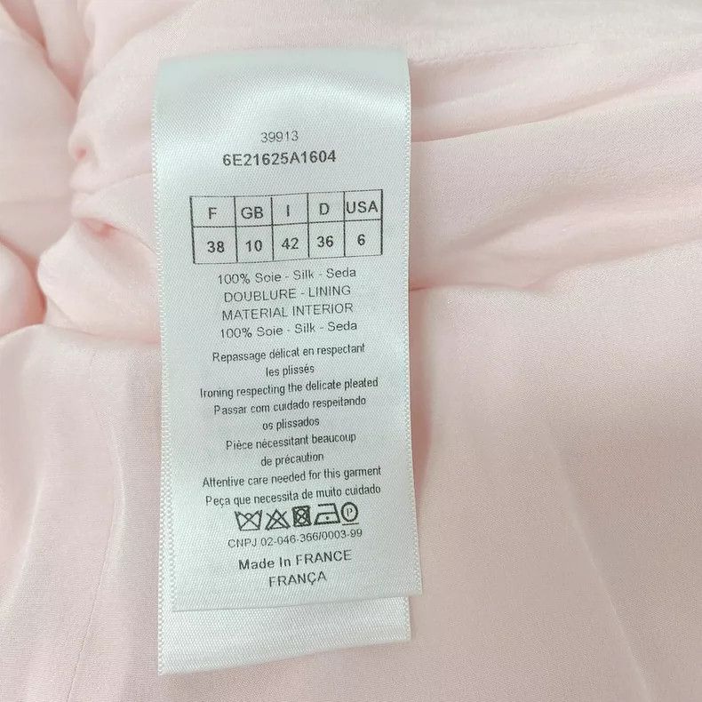 Dior Dior Pink mulberry silk dress Size XS / US 0-2 / IT 36-38 - 6 Thumbnail