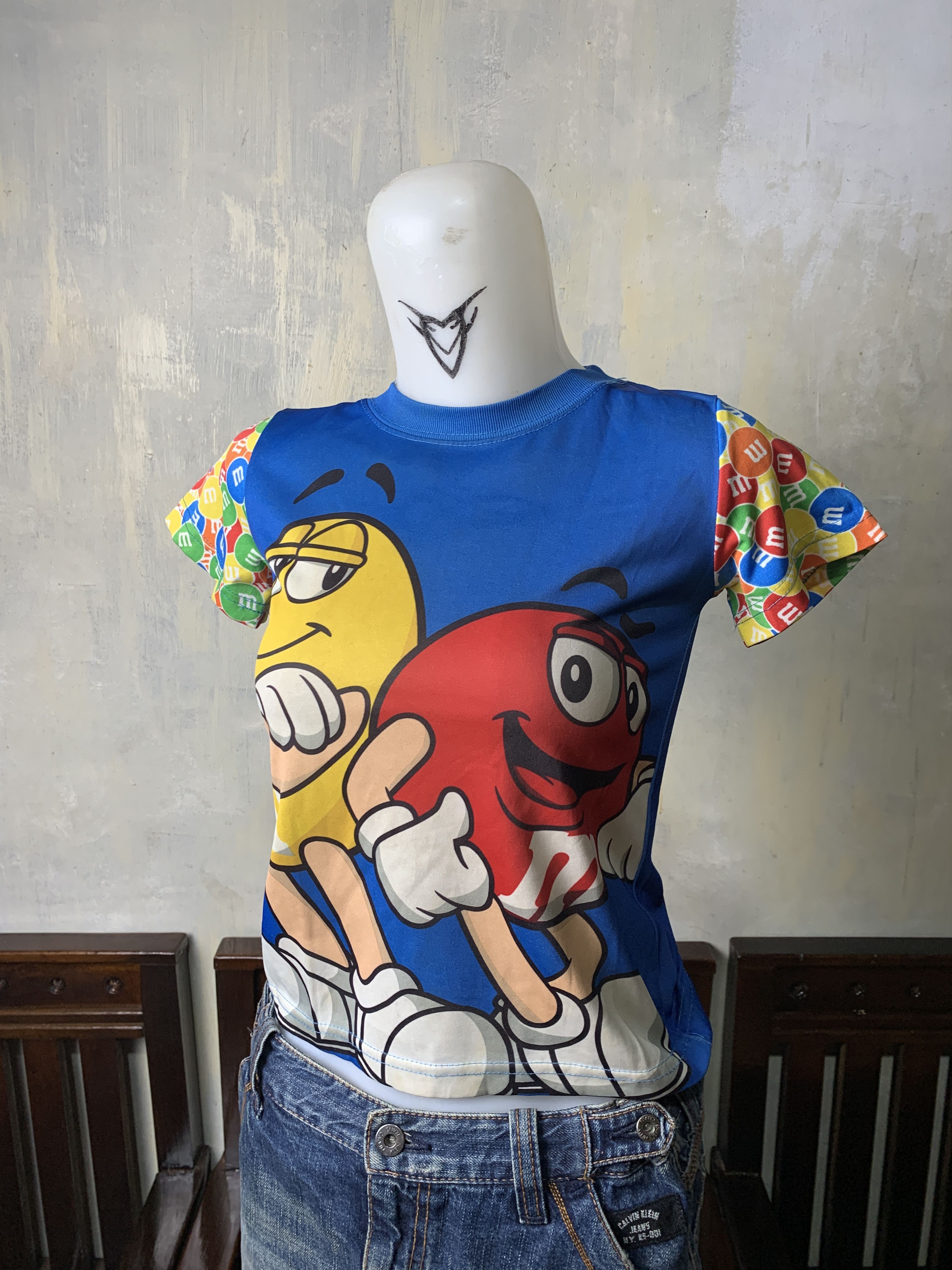 Japanese Brand 2010 M&M Candy Baby Tee (S) Size S / US 4 / IT 40 - 2 Thumbnail