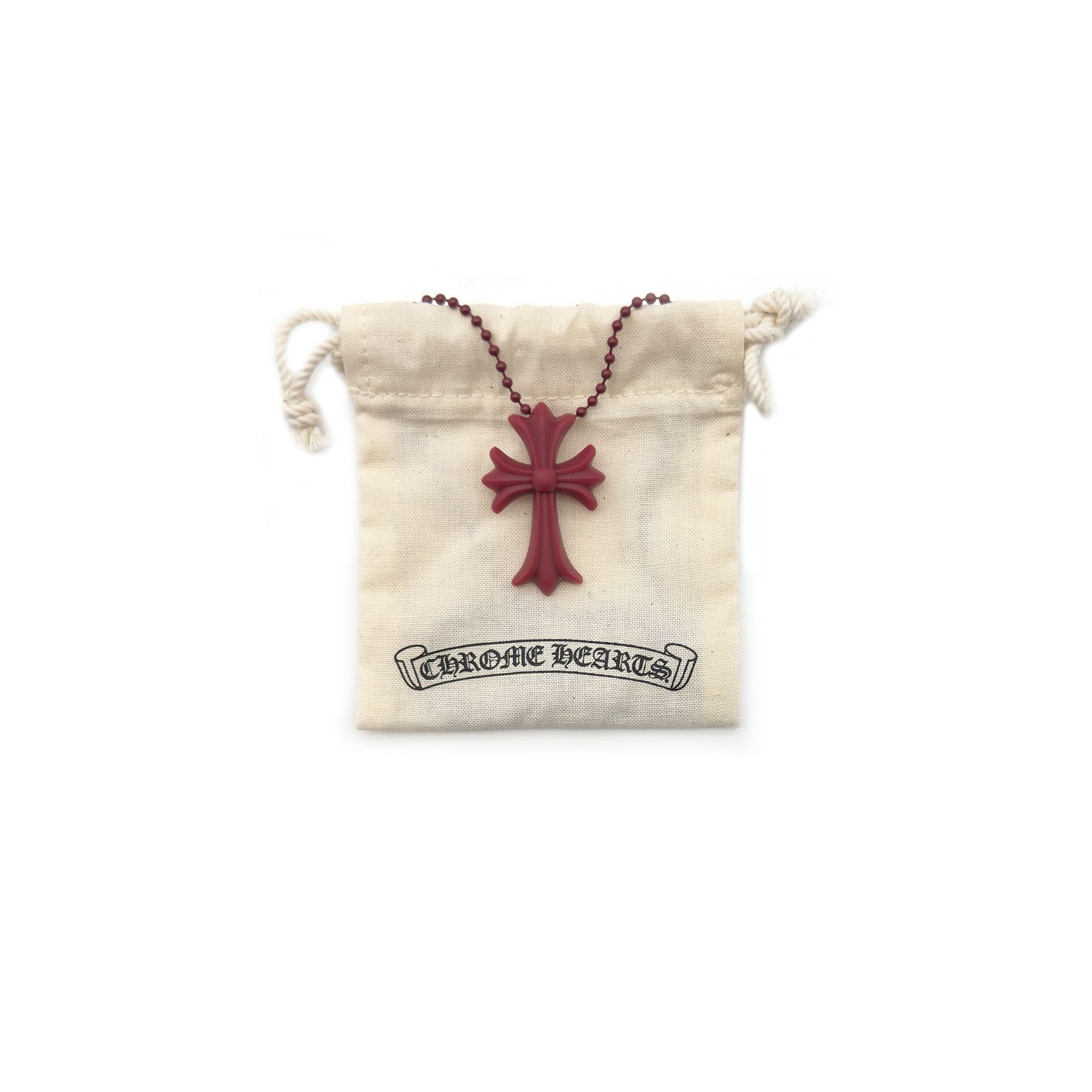 Chrome Hearts Chrome Hearts Resin Cross Pendant Ball Chain Necklace Size ONE SIZE - 4 Thumbnail