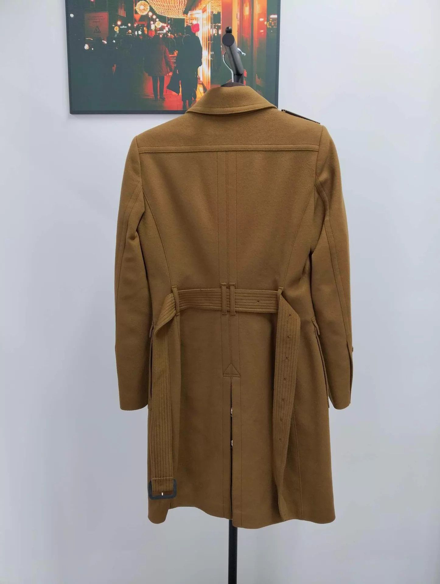 Burberry BURBERRY Camel Wool Coat UK10 Size M / US 6-8 / IT 42-44 - 2 Thumbnail