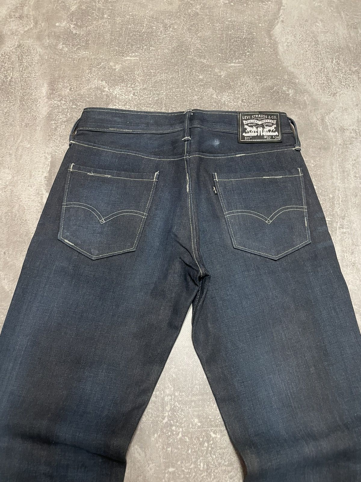 Levi's Vintage Levis Black Tab Distressed Heavy Denim Jeans 32/34 Size US 32 / EU 48 - 3 Thumbnail