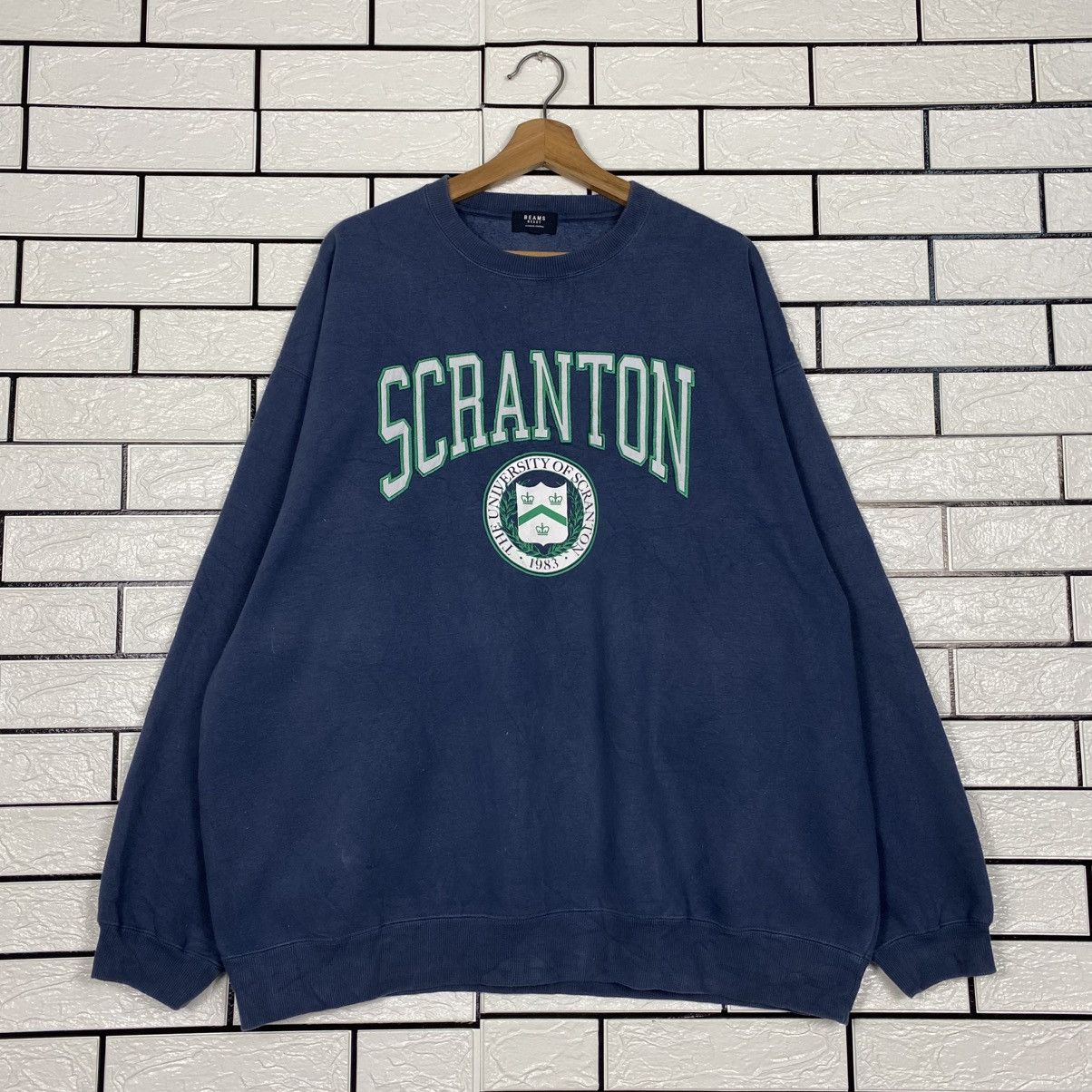 Beams Japan 📌Vintage Sweatshirt Scarton Spell Out Beams Hearts Size US L / EU 52-54 / 3 - 2 Thumbnail