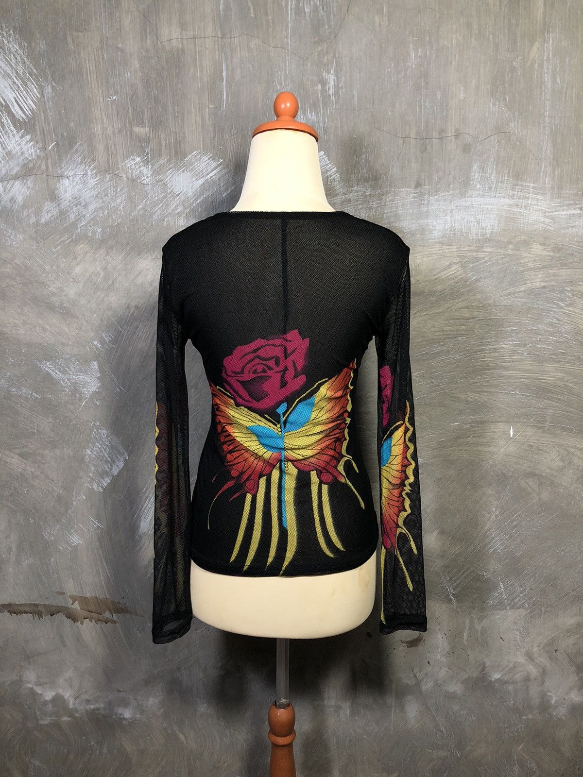 Japanese Brand Y2K Unknown Japanese Butterfly Mesh Size S / US 4 / IT 40 - 5 Thumbnail