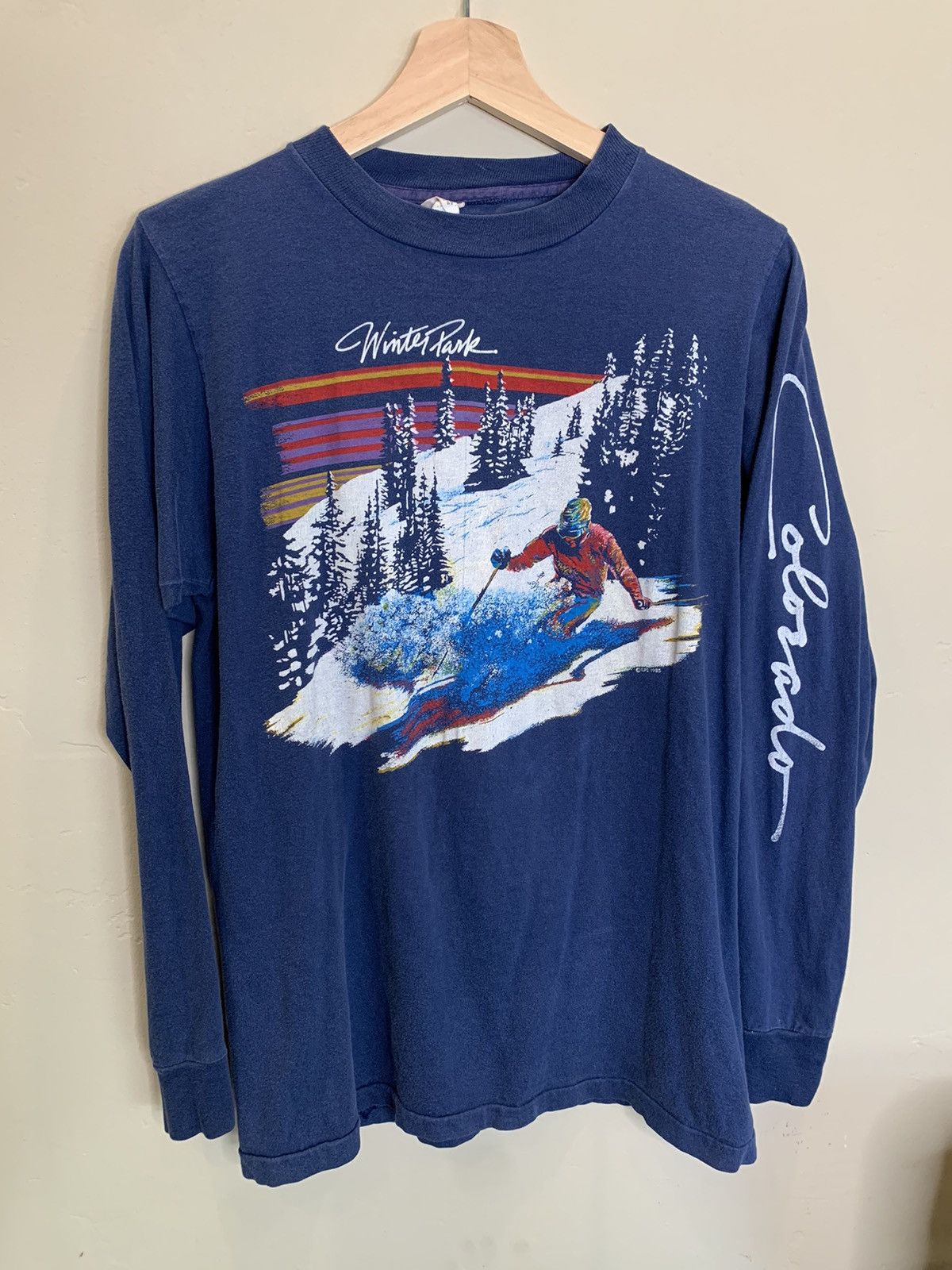*RARE* Vintage 1985 Winter Park Colorado Ski Resort LS Shirt