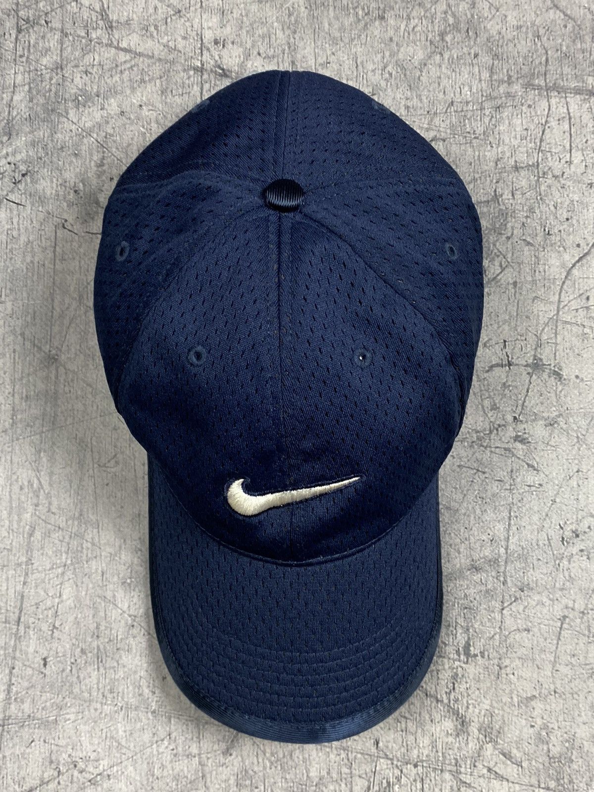 Nike × Vintage Vintage Nike Just Do It Center Logo y2k Drill Cap Size ONE SIZE - 5 Thumbnail