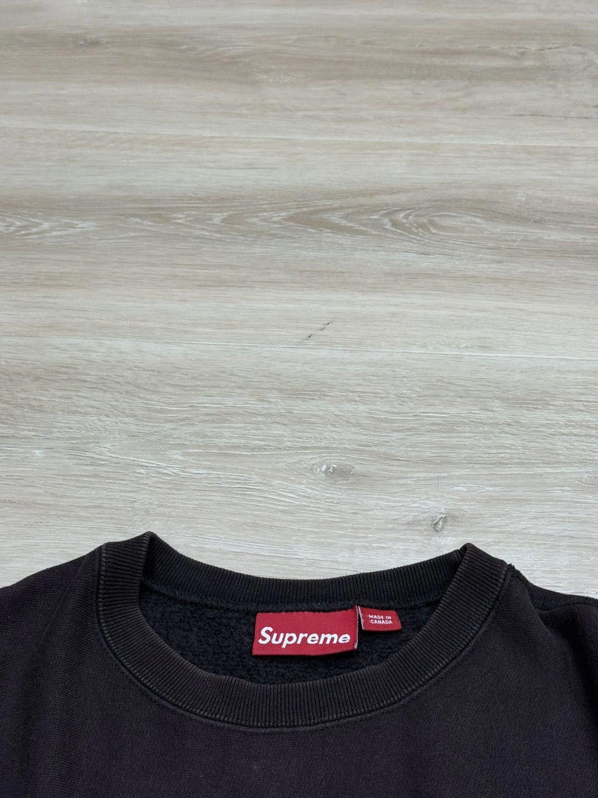 Supreme Supreme 1998 Dark Khaki/Brown Box Logo Crewneck Size US XL / EU 56 / 4 - 7 Thumbnail