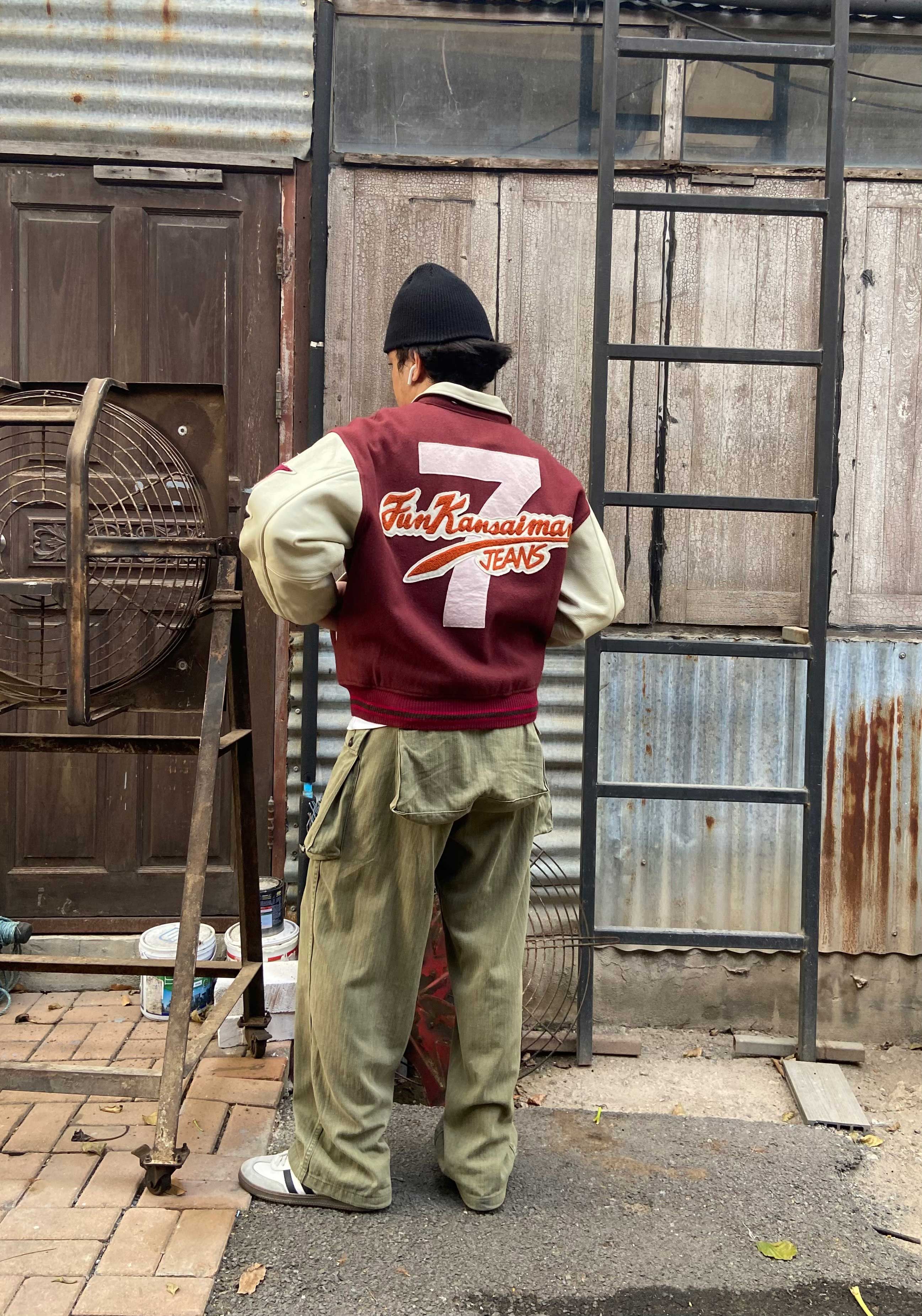 Kansai Yamamoto 🇯🇵RARE‼️ VINTAGE KANSAI MAN VARISTY JACKET Size US M / EU 48-50 / 2 - 3 Thumbnail