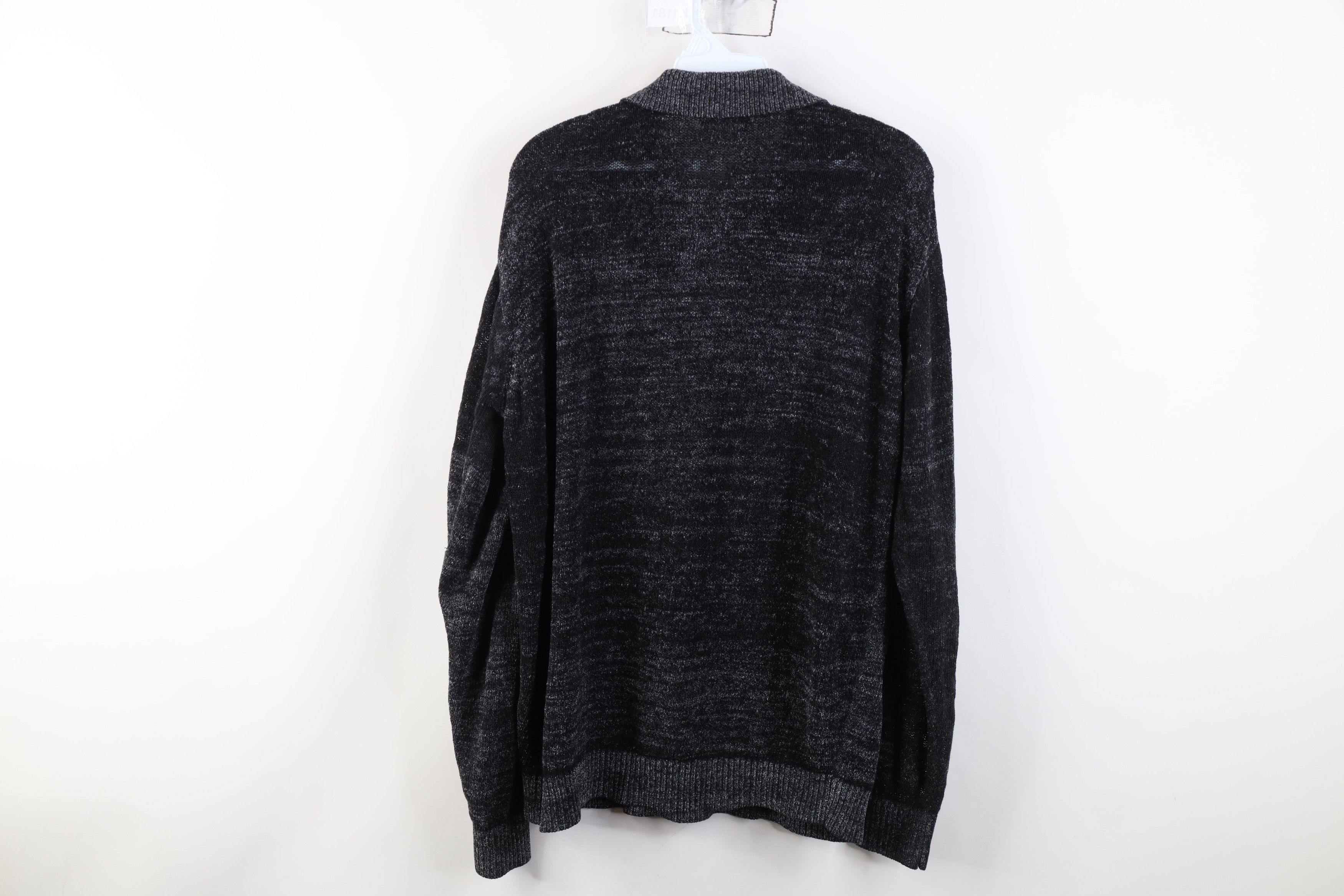 Vintage Vintage 90s Streetwear Thin Worn In Fleece Collared Sweater Size US L / EU 52-54 / 3 - 9 Thumbnail