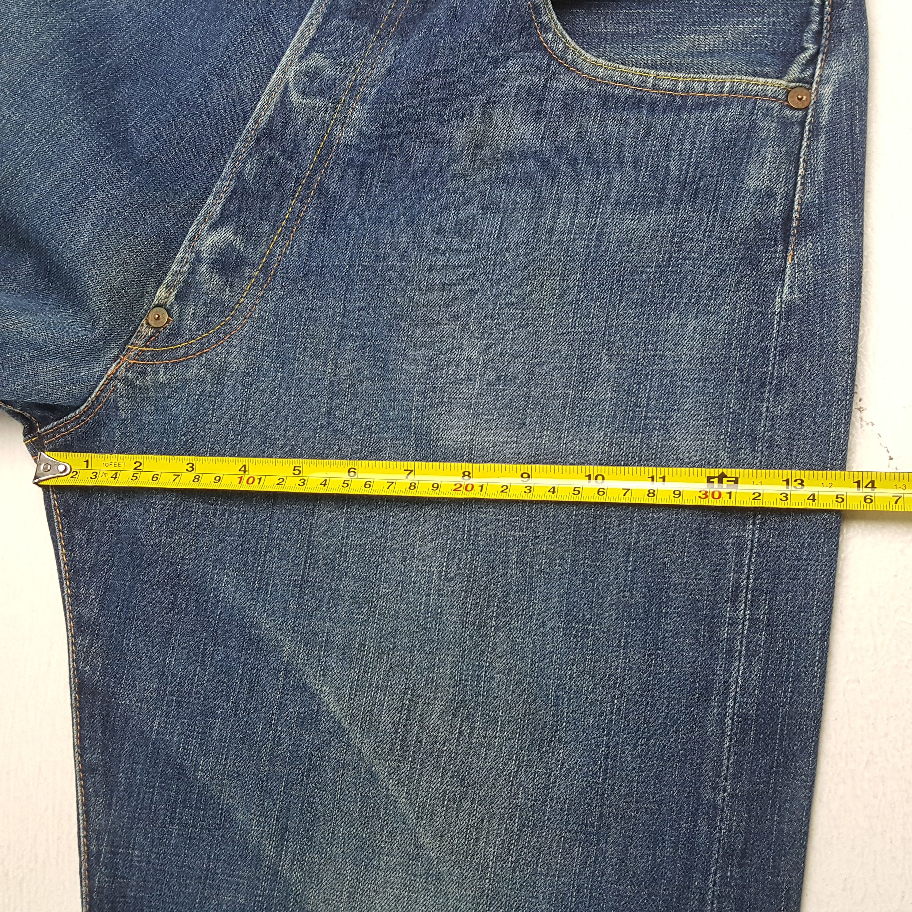 Evisu × Vintage EVISU Japanese Brand Streetwear Custom Daicock Jeans Size US 32 / EU 48 - 9 Thumbnail