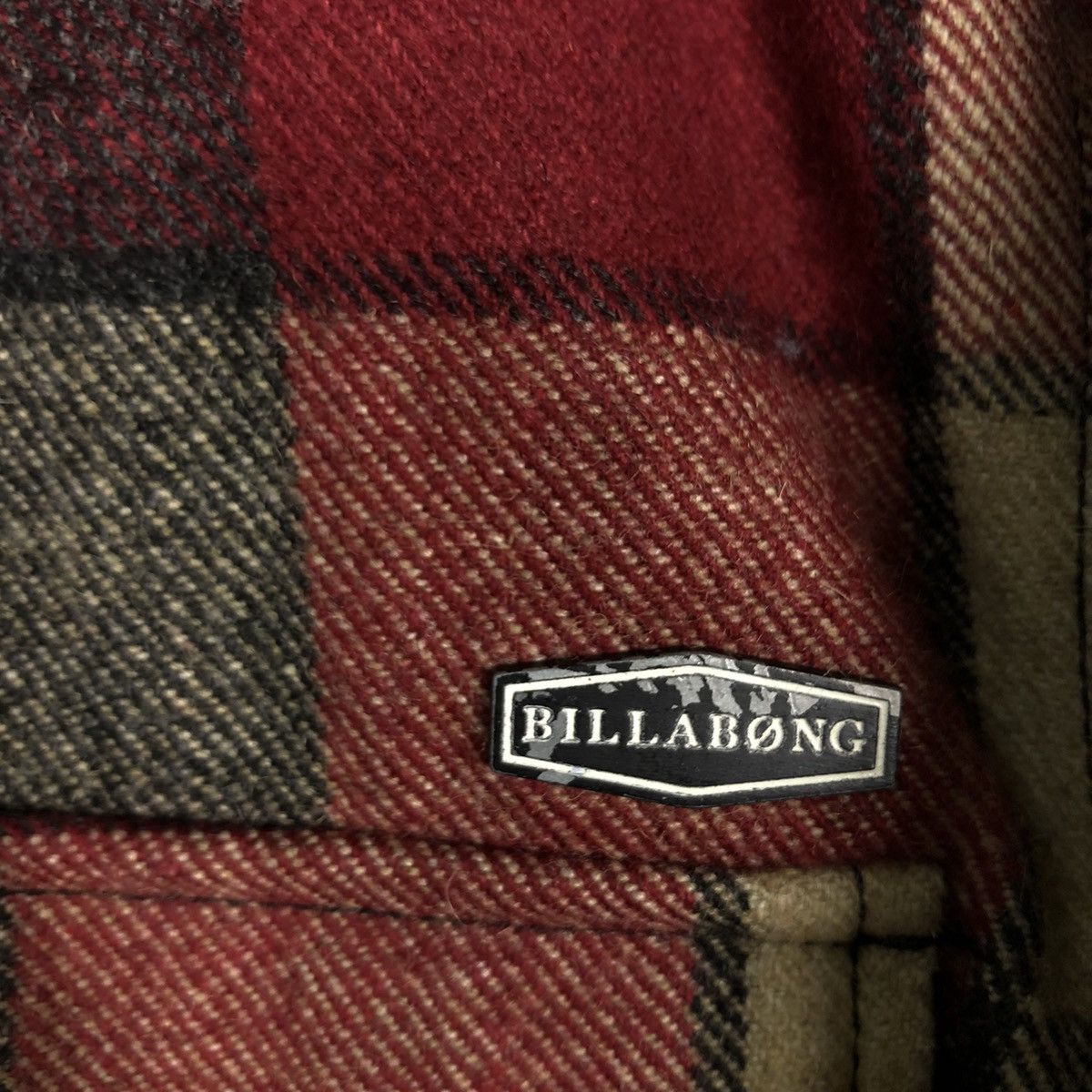 Flannel 🔥90’s Vintage Flannel Wool Jacket Billabong Tartan Design Size US S / EU 44-46 / 1 - 13 Thumbnail