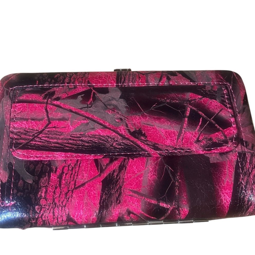 Other Mountain West Crystal Buckle Tooled Leather Wallet Clutch Size ONE SIZE - 2 Thumbnail