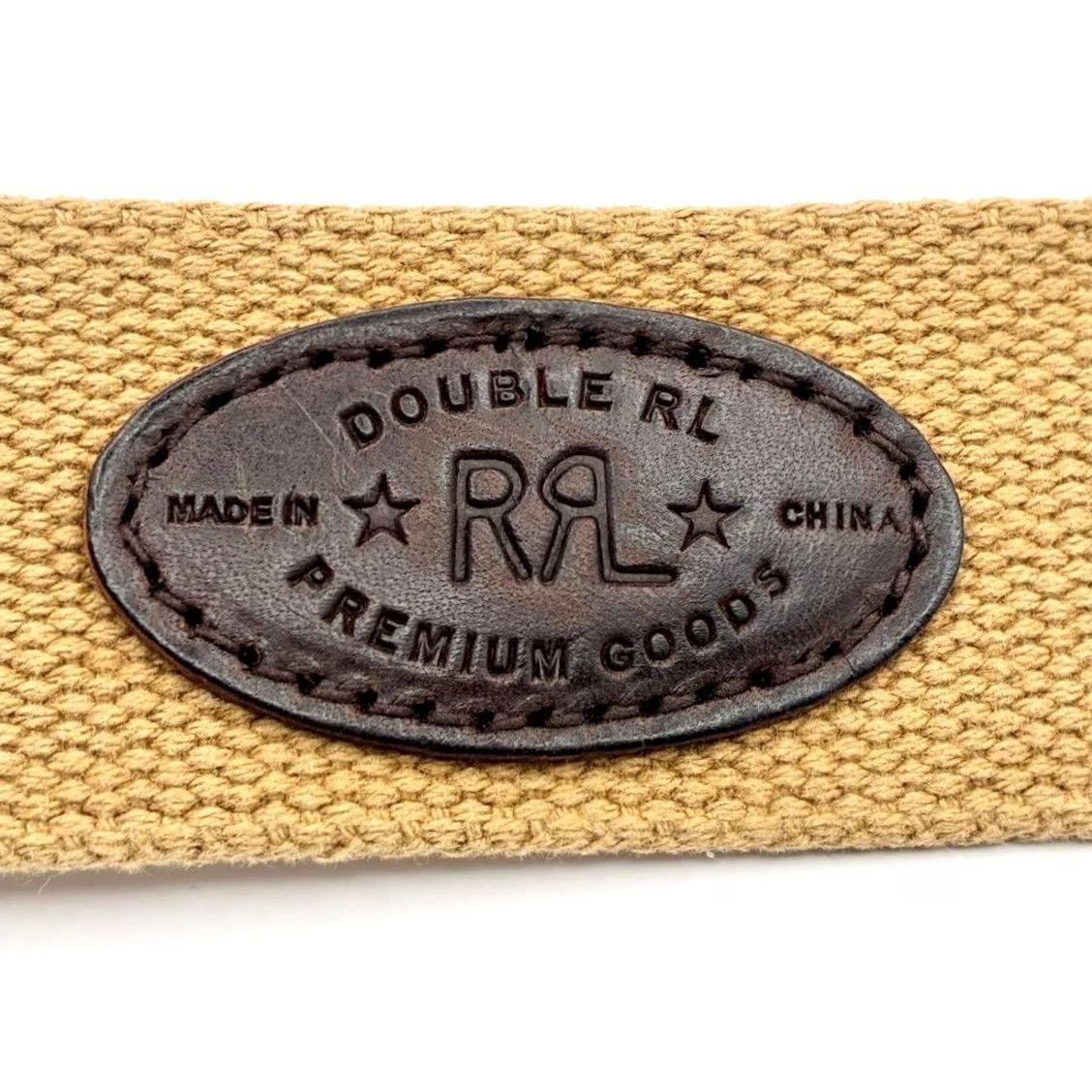 Ralph Lauren RRL Ralph Lauren Military Canvas Belt Khaki Brown Logo Excellent Condition Men 36 Leather Canvas Belt Military/Webbed Brown Color Belt Size 36 - 4 Thumbnail