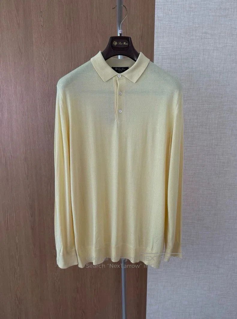 Loro Piana Loro Piana Vicuna Knit Polo Sweater. Size US XL / EU 56 / 4 - 1 Thumbnail