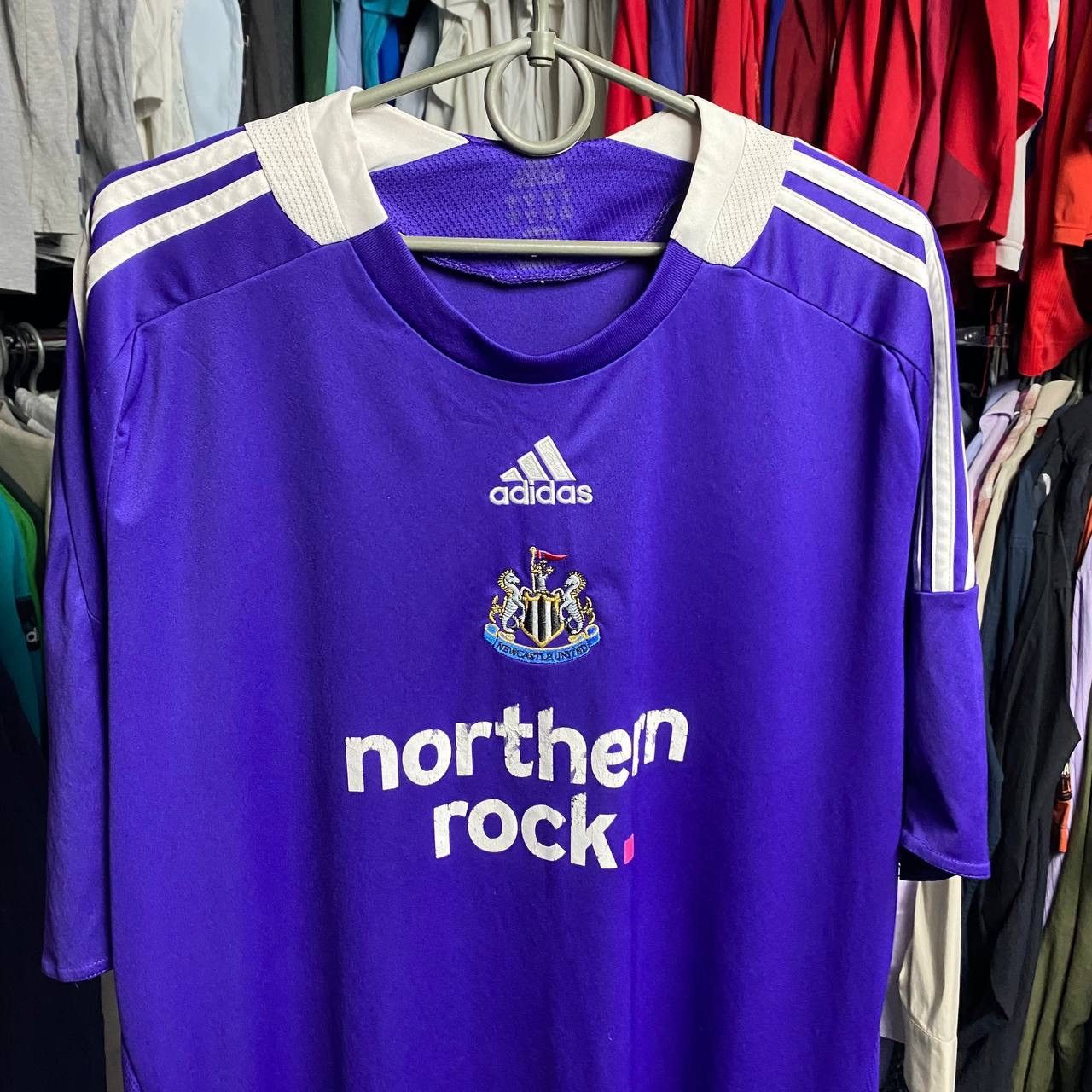 Adidas × Vintage Vintage Adidas Newcastle Big logo 2008 soccer jersey Size US XL / EU 56 / 4 - 2 Thumbnail